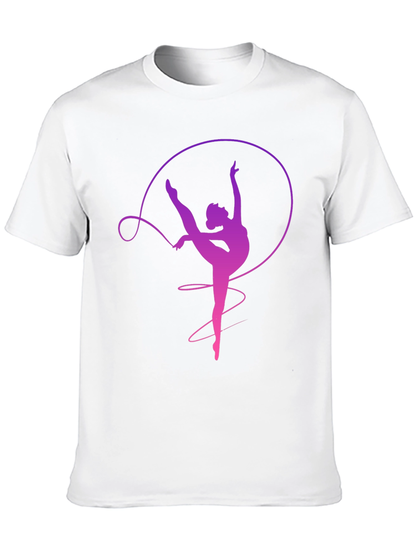 Gymnast Ribbon T-Shirt Dancer Graphic Tee