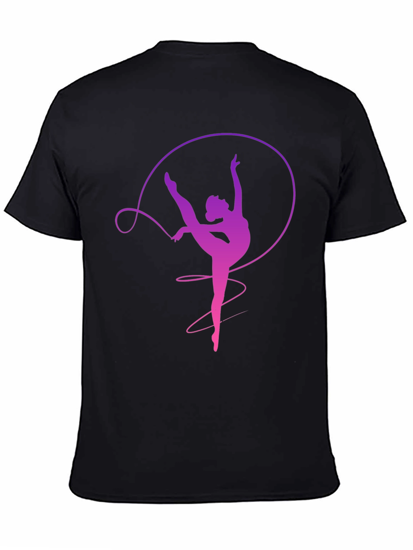 Gymnast Ribbon T-Shirt Dancer Graphic Tee