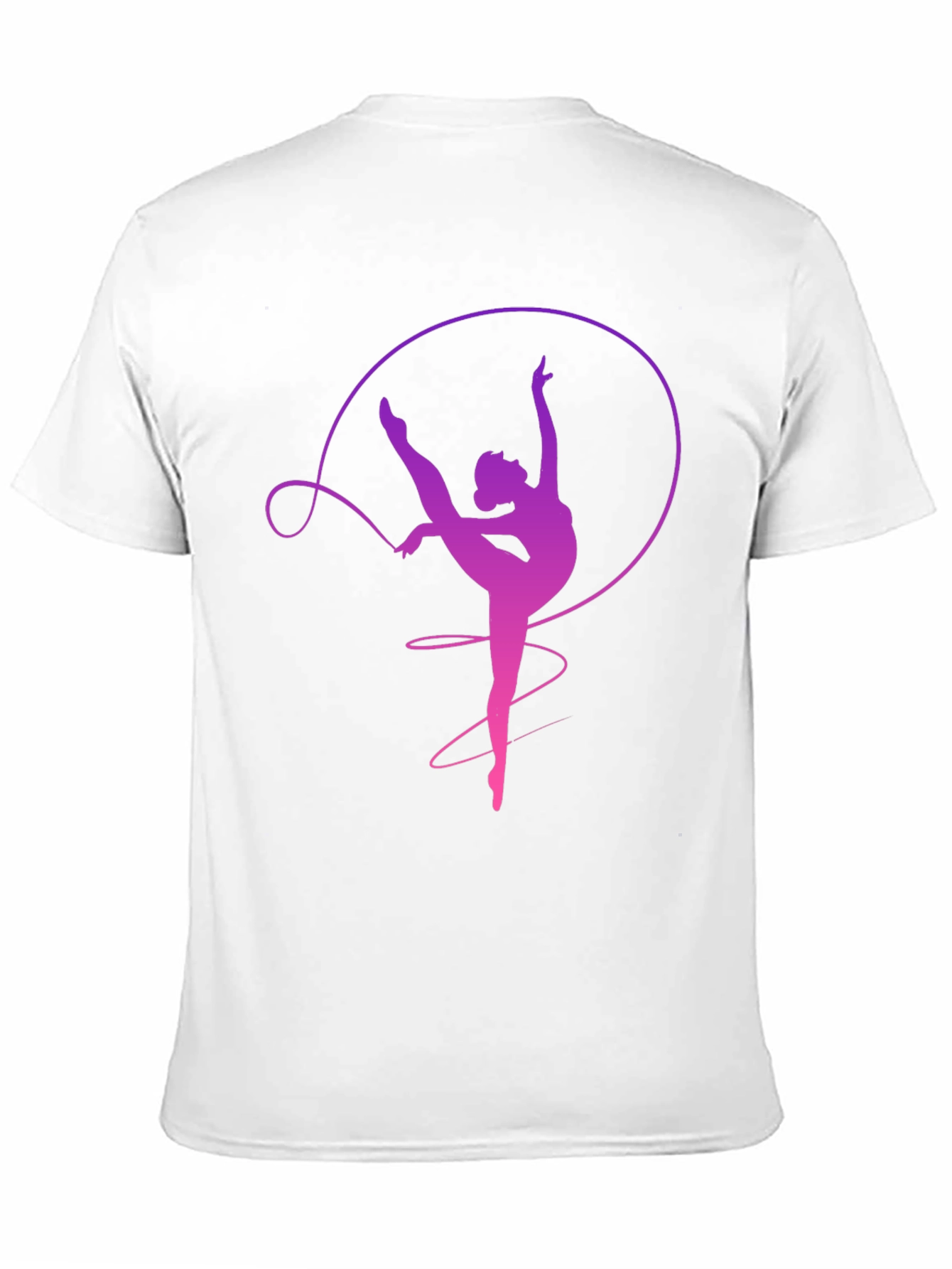Gymnast Ribbon T-Shirt Dancer Graphic Tee