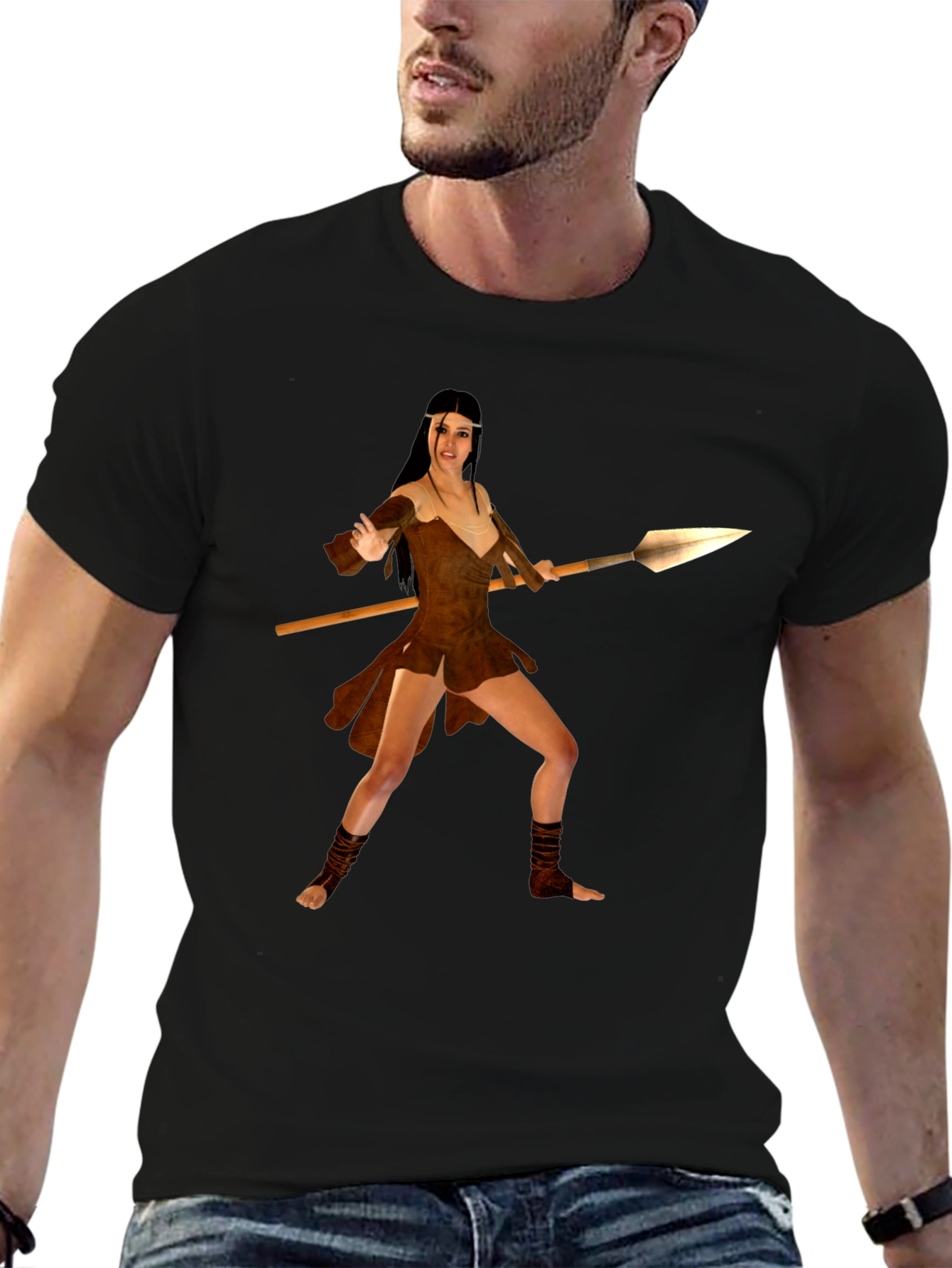 Warrior Woman T-Shirt - Bold Graphic Tee