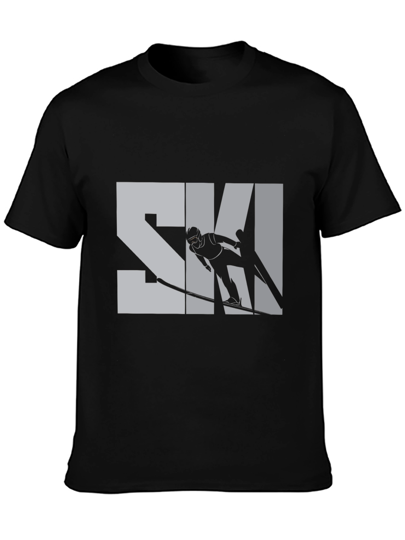 Stylish Skiing T-Shirt - Sporty Design