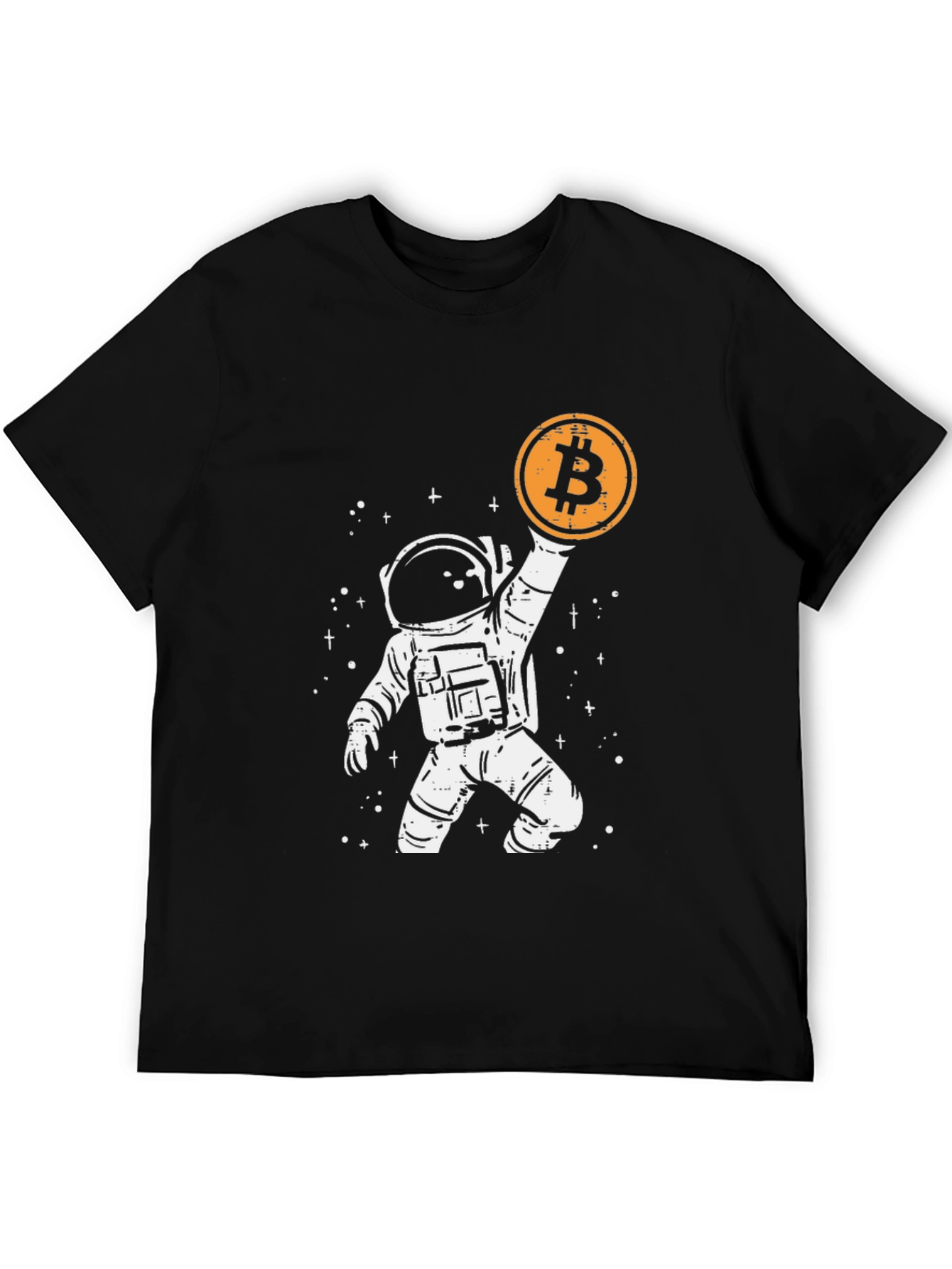Astronaut Bitcoin T-Shirt - Crypto Moon Landing