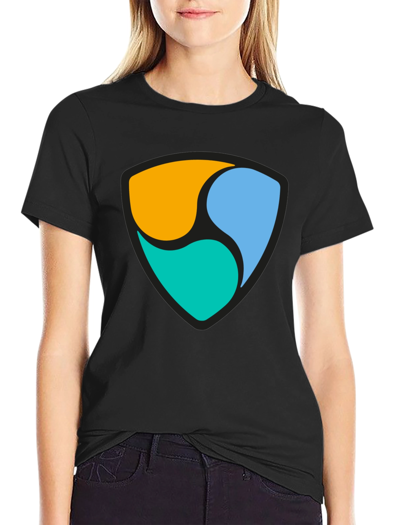 Geometric Symbol Graphic T-Shirt