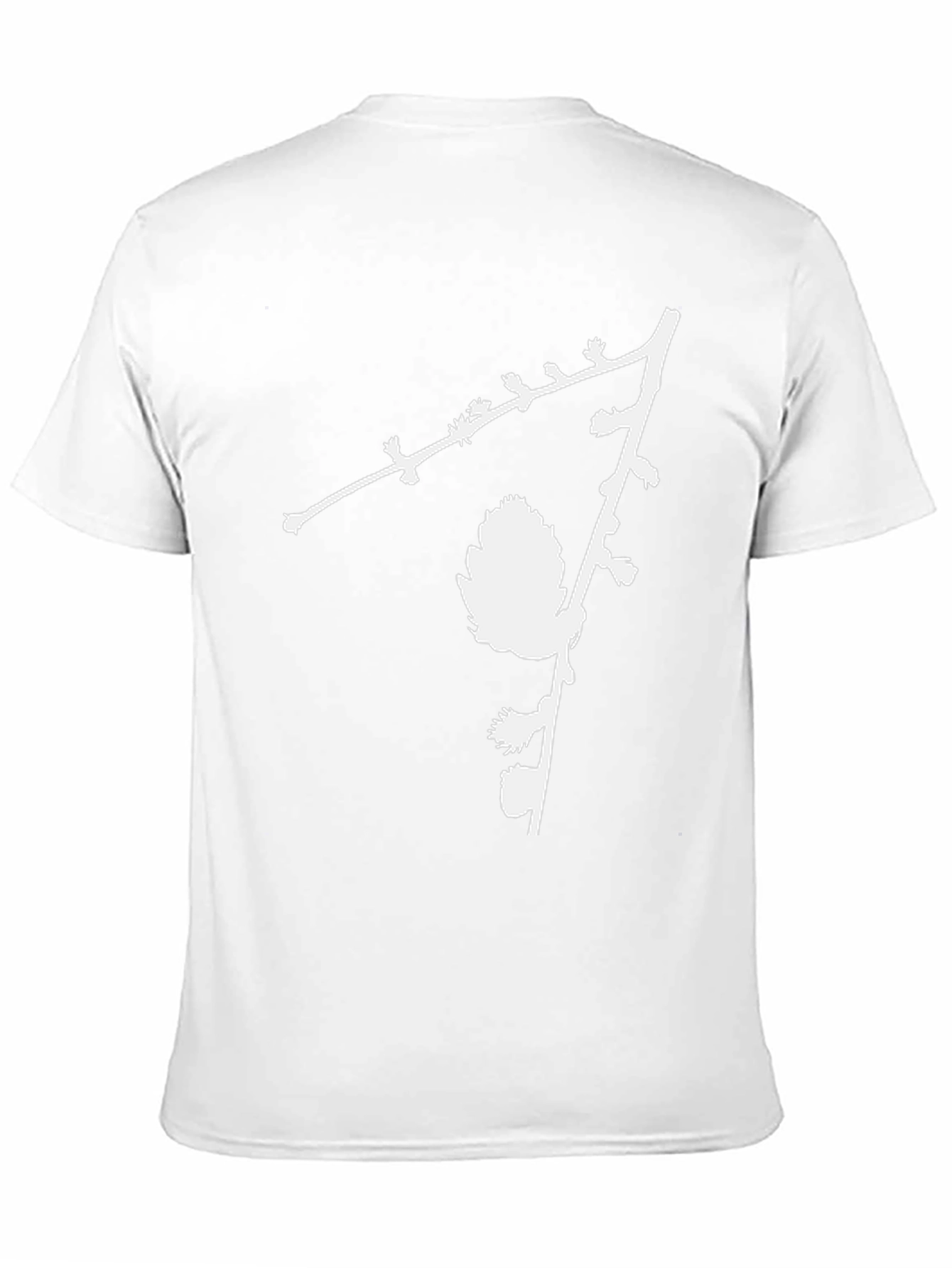 Nature Inspired Black Graphic Tee