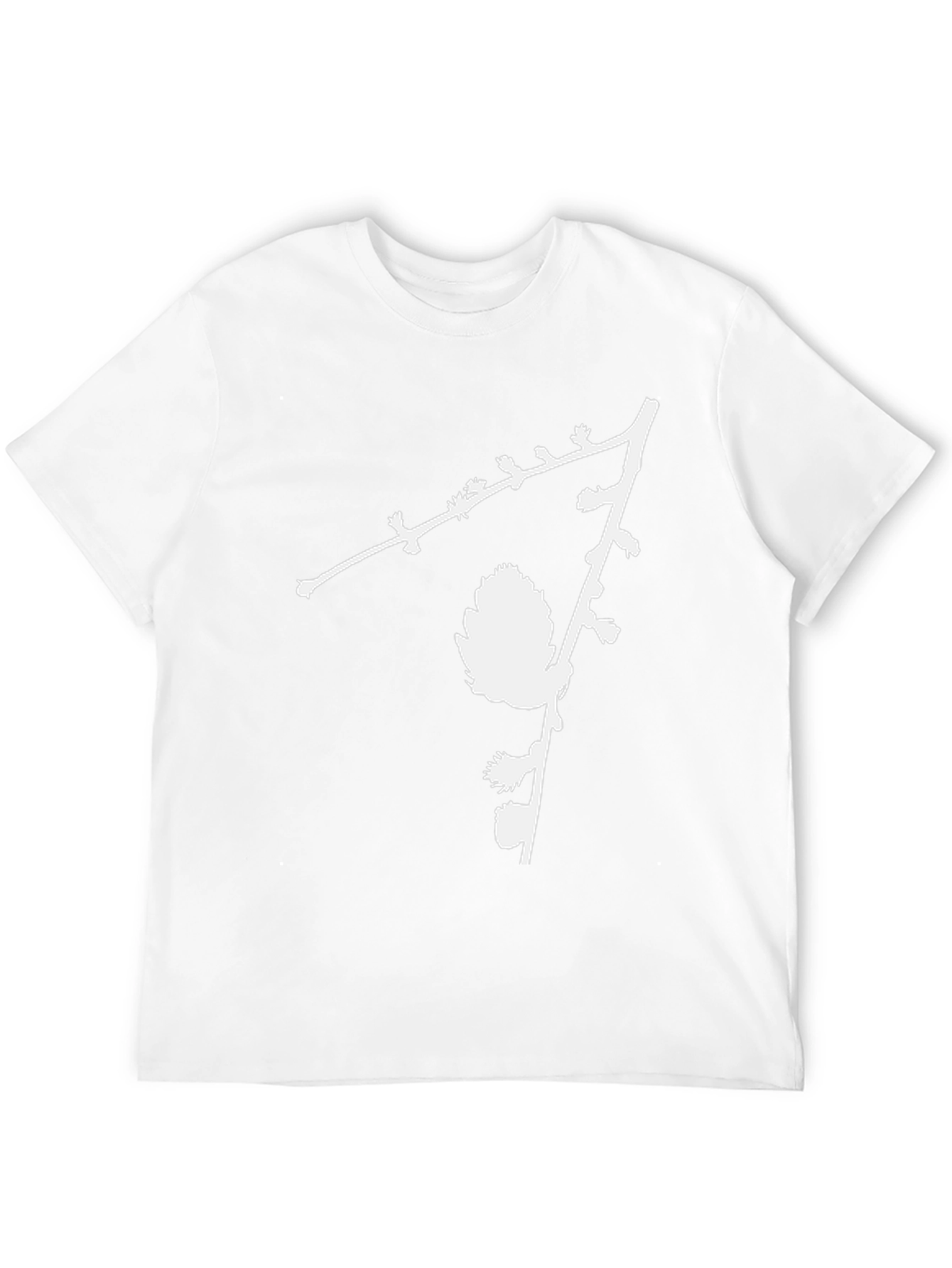 Nature Inspired Black Graphic Tee
