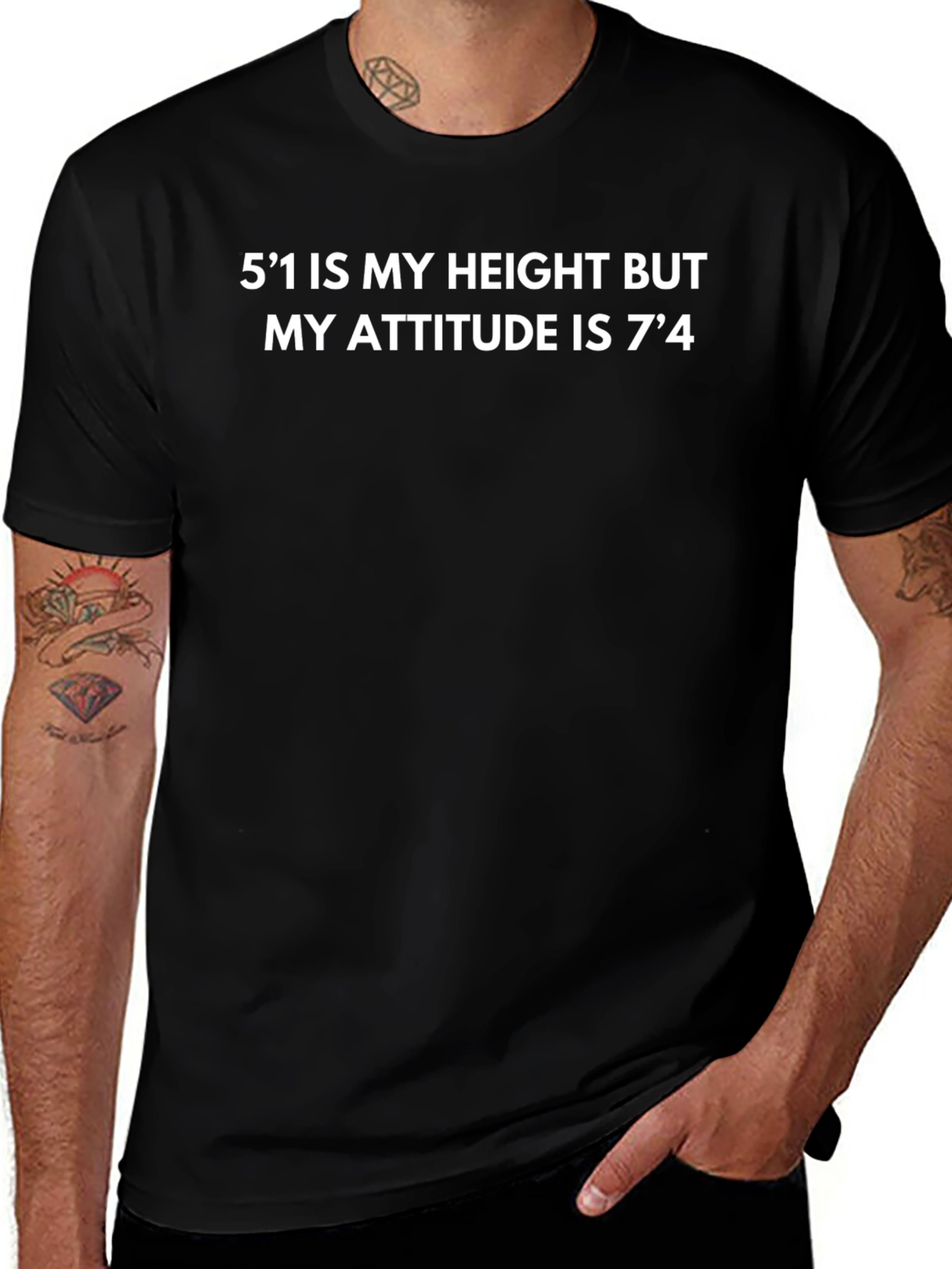 Attitude T-Shirt - 51 Height 74 Attitude