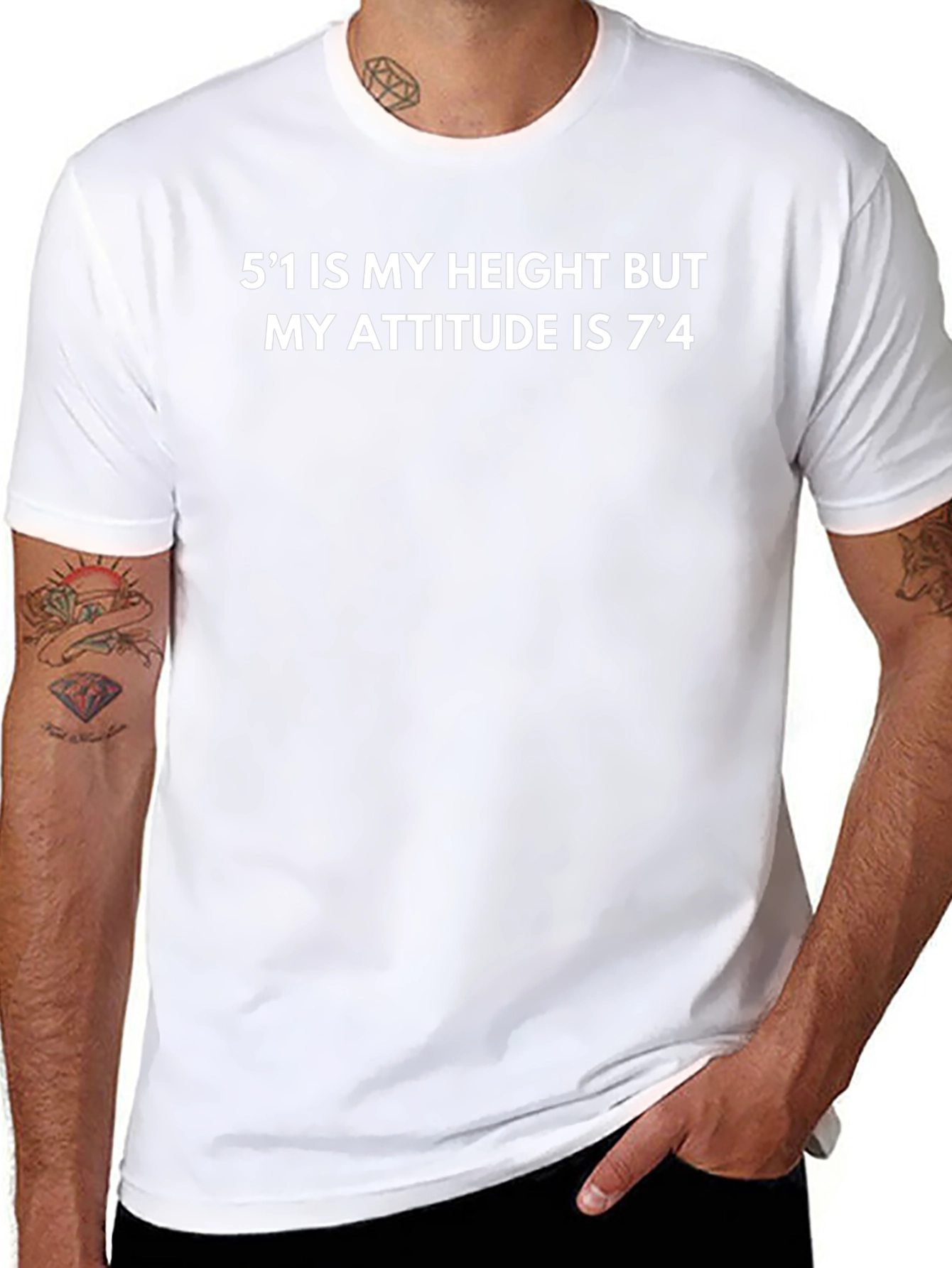 Attitude T-Shirt - 51 Height 74 Attitude