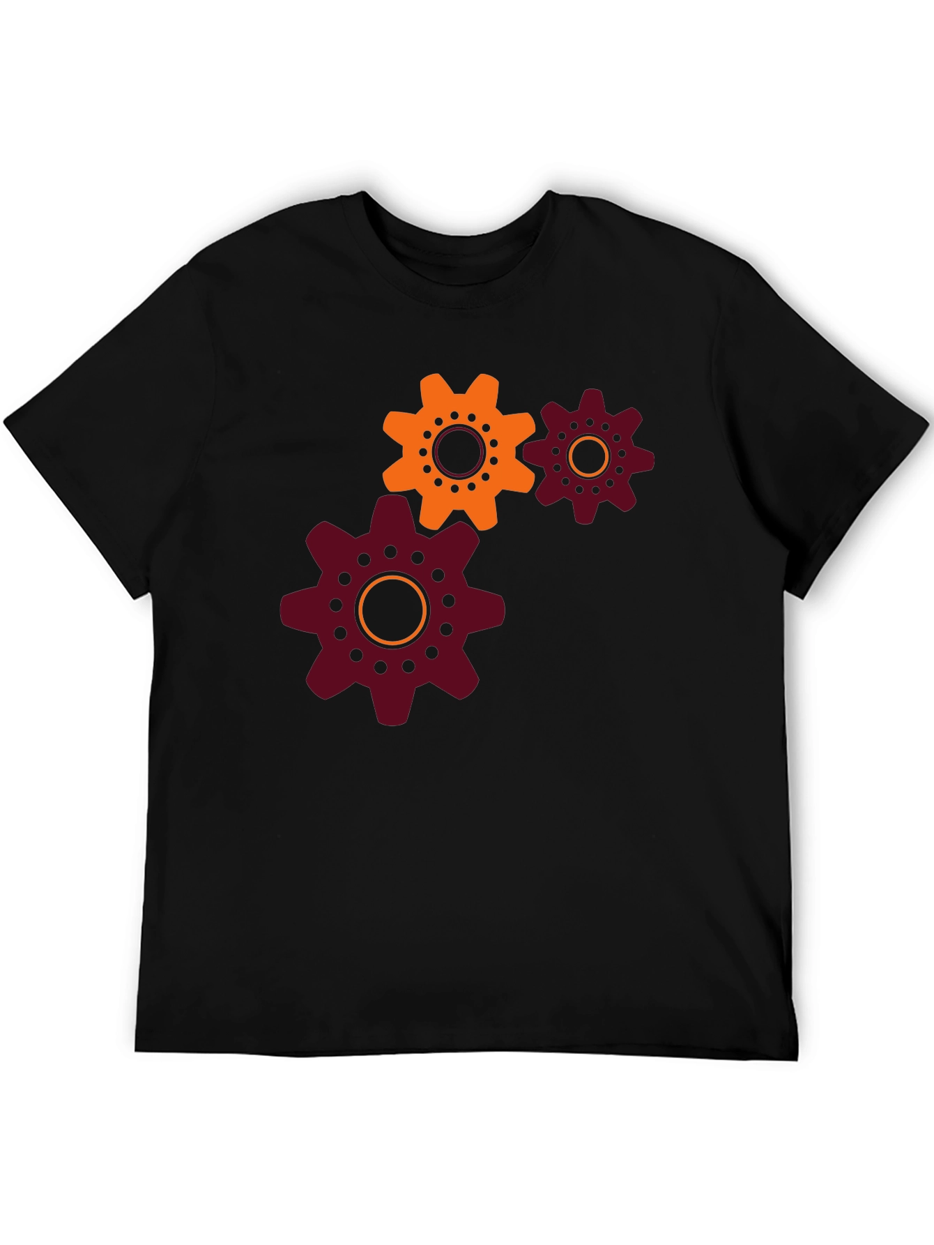 Gear Design Black T-Shirt