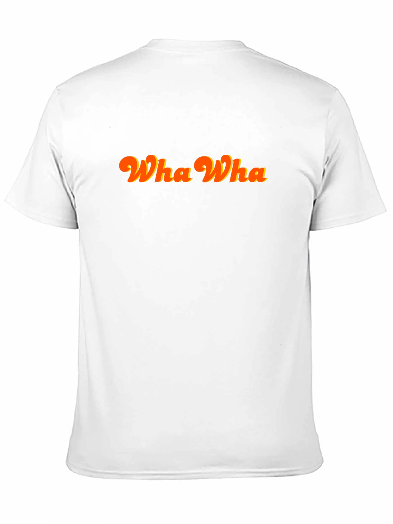 Wha Wha Retro Style Black T-Shirt