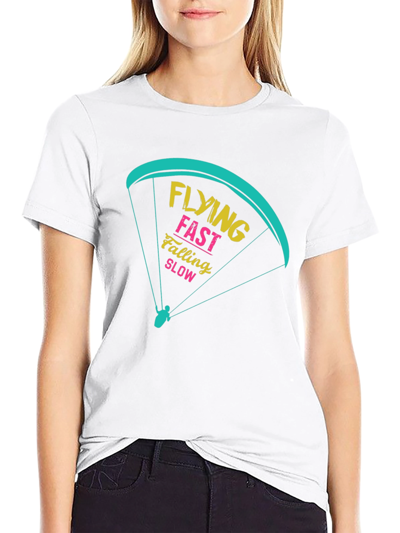 Flying Fast Falling Slow Graphic Tee