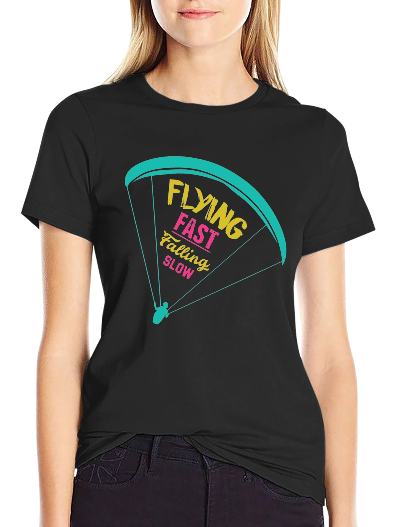 Flying Fast Falling Slow Graphic Tee