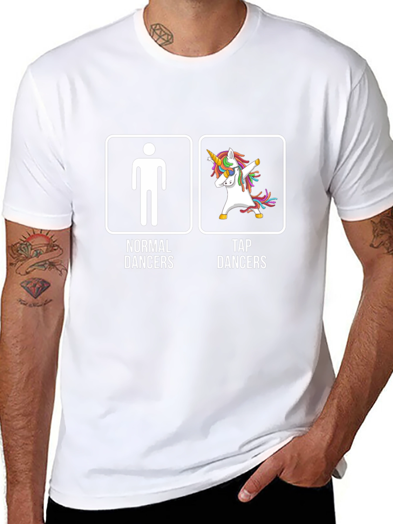Normal vs Tap Dancers Graphic Tee
