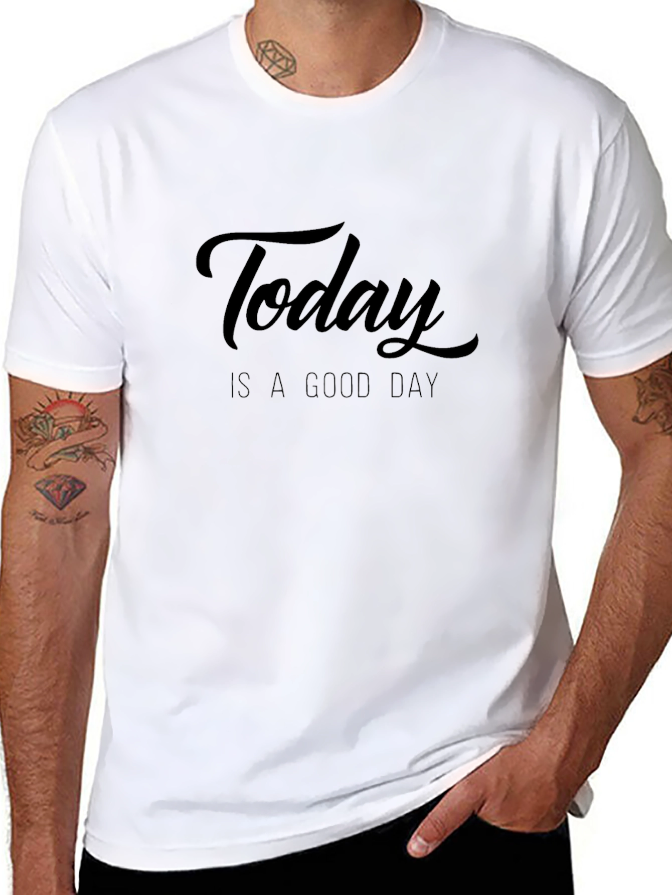 Today Is A Good Day T-Shirt - Black