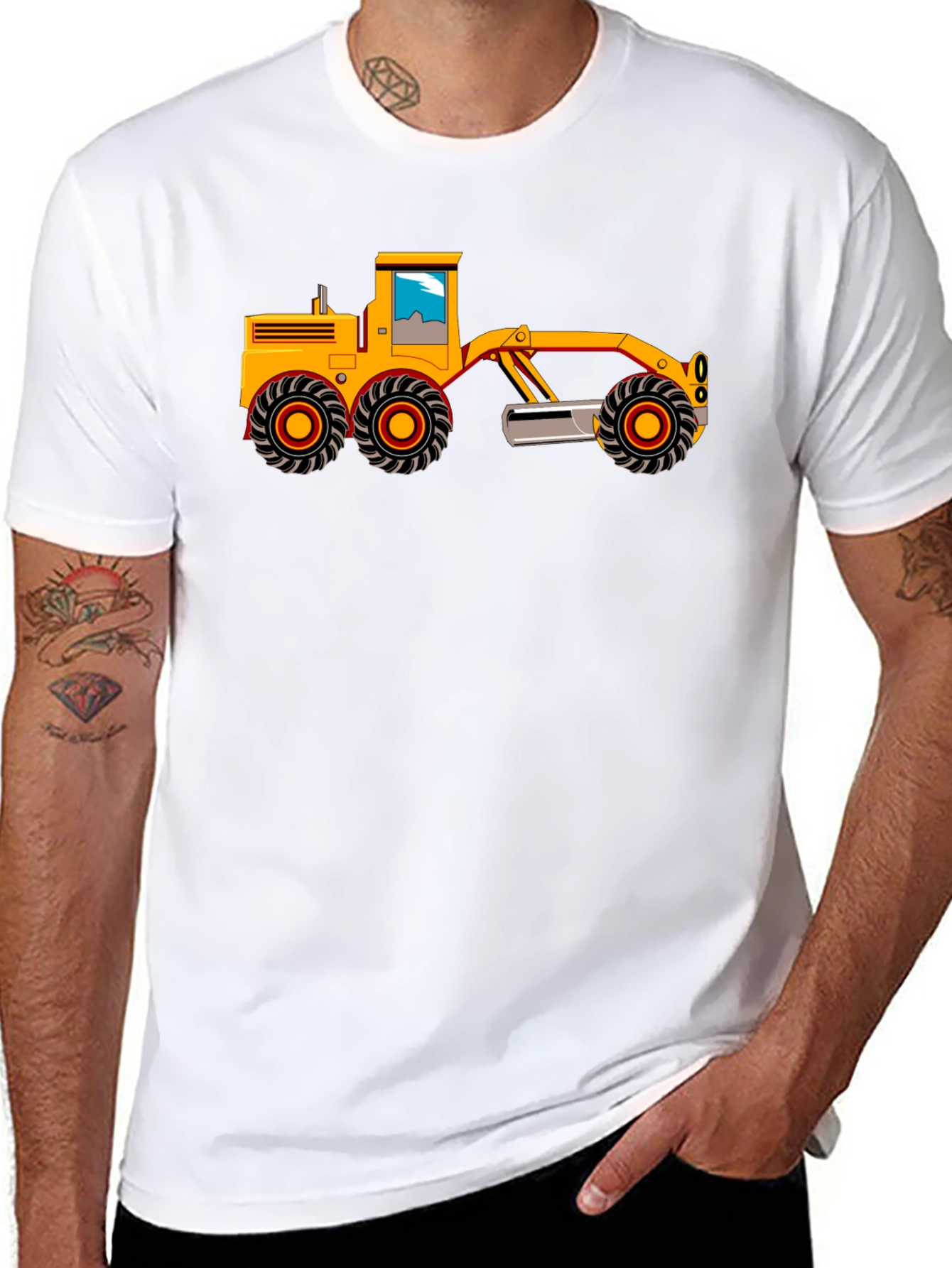 Grader T-Shirt - Construction Vehicle Tee