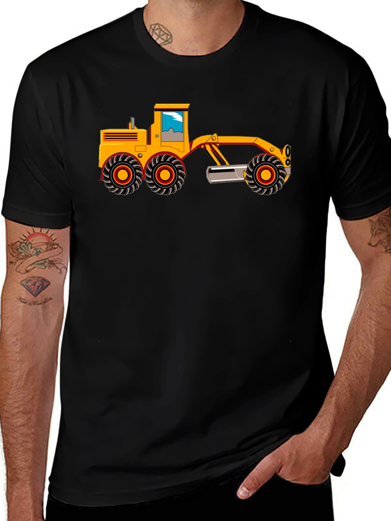 Grader T-Shirt - Construction Vehicle Tee