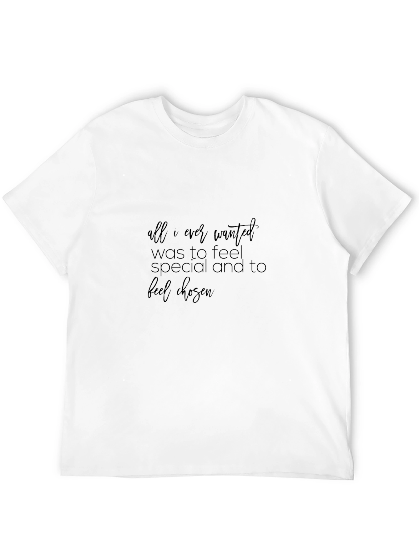 All I Ever Wanted Graphic Tee - Black