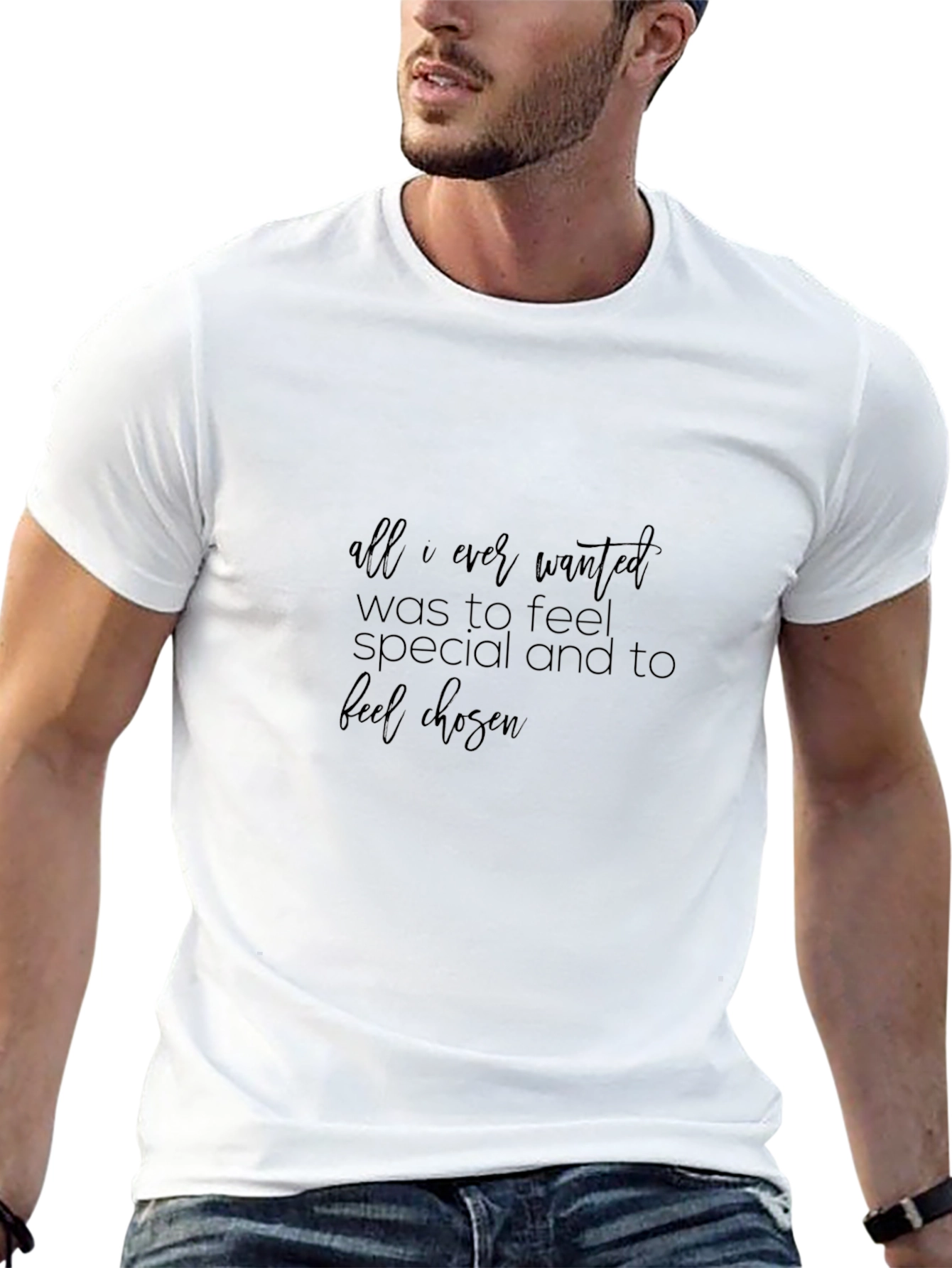 All I Ever Wanted Graphic Tee - Black