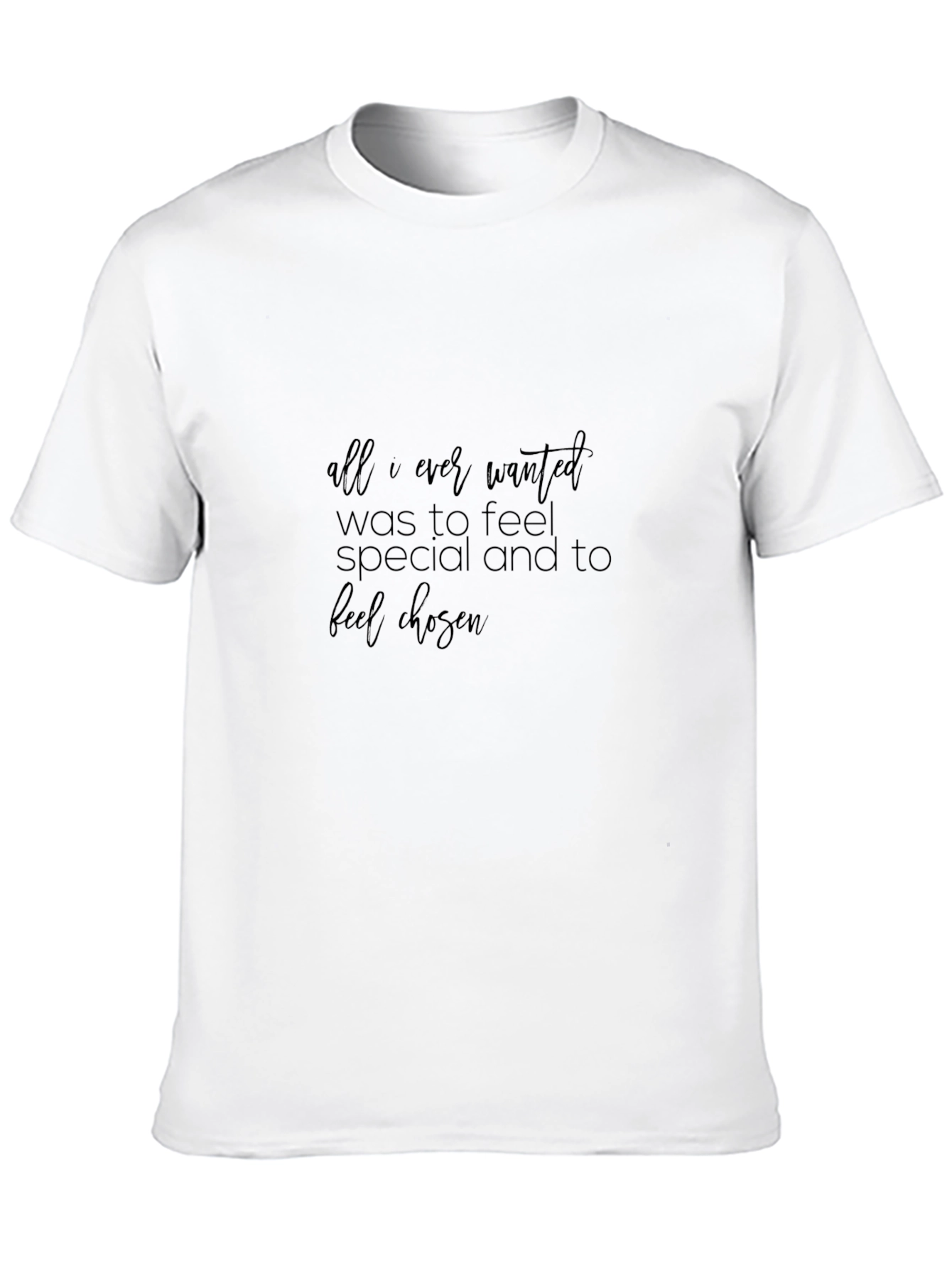 All I Ever Wanted Graphic Tee - Black