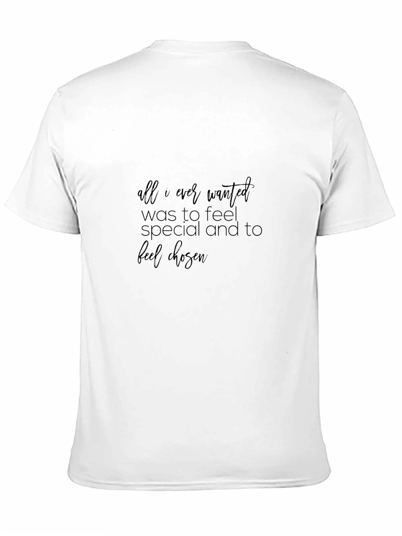 All I Ever Wanted Graphic Tee - Black