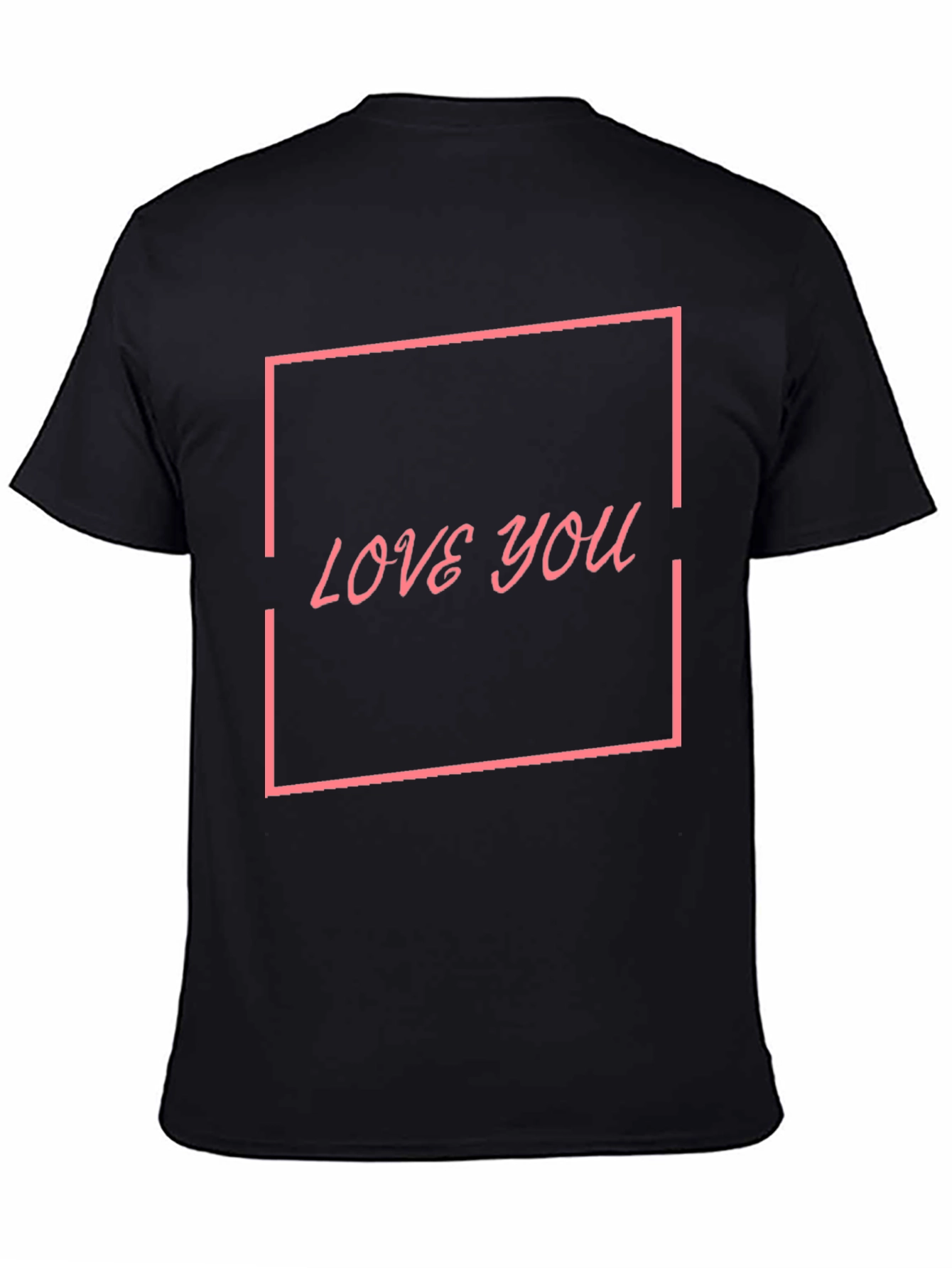 Love You Graphic Black T-Shirt