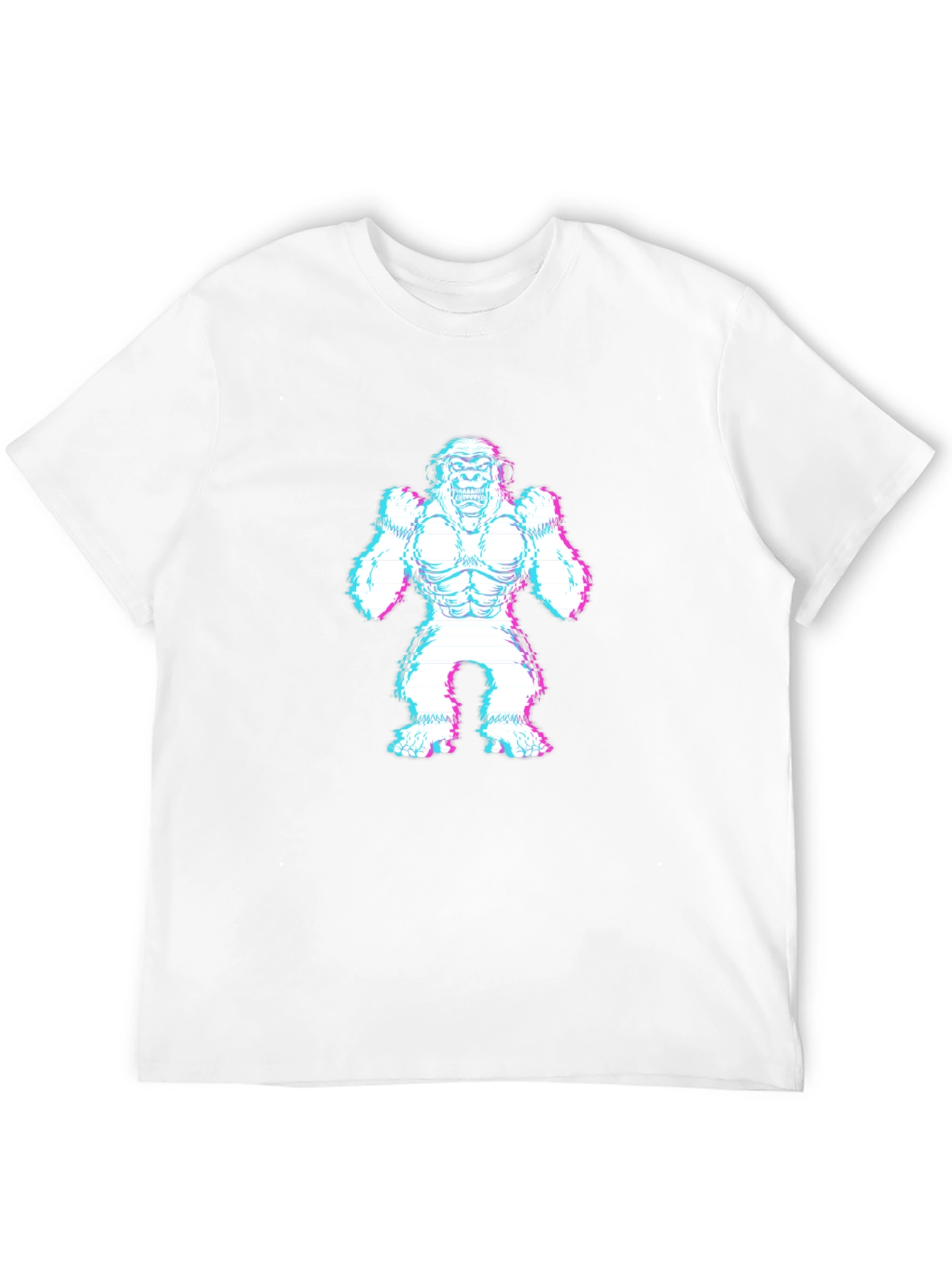 Glitch Gorilla Black T-Shirt