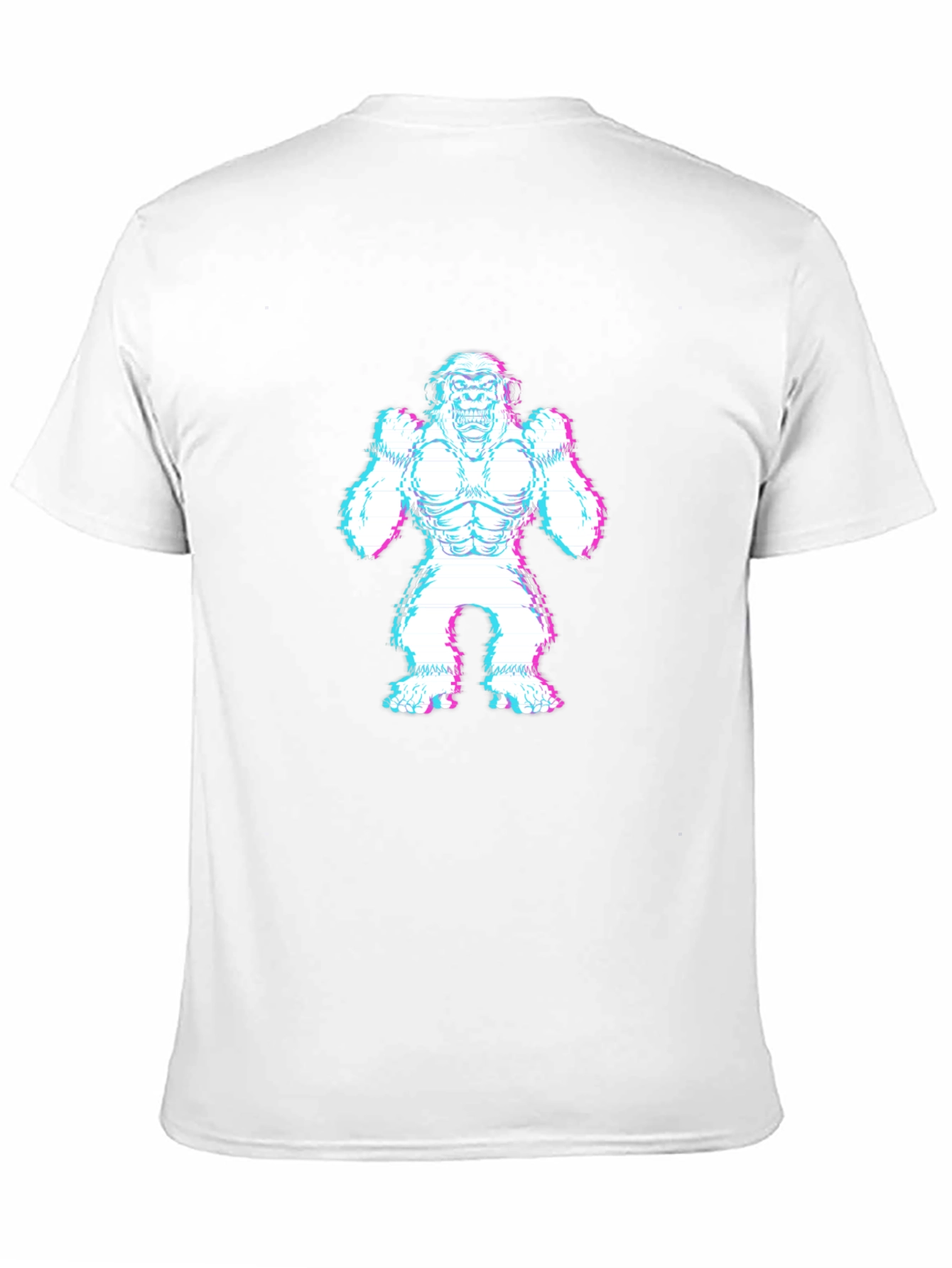 Glitch Gorilla Black T-Shirt