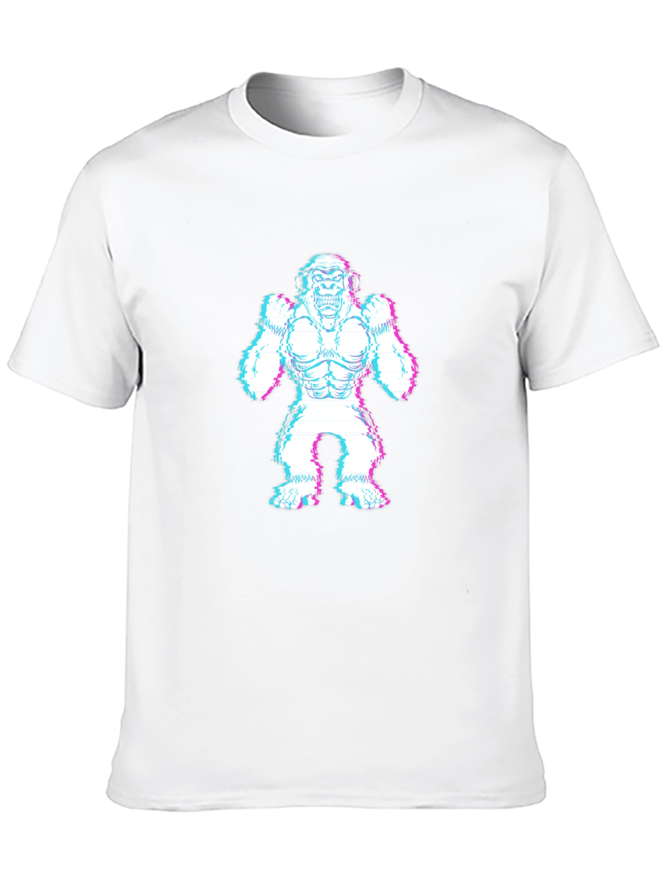 Glitch Gorilla Black T-Shirt