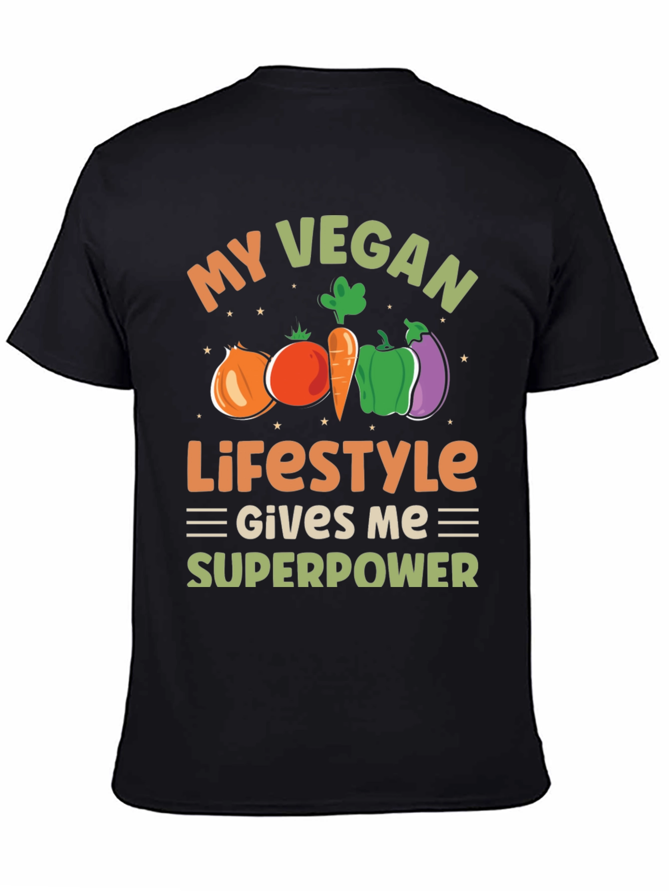 Vegan Lifestyle T-Shirt - Superpower Design