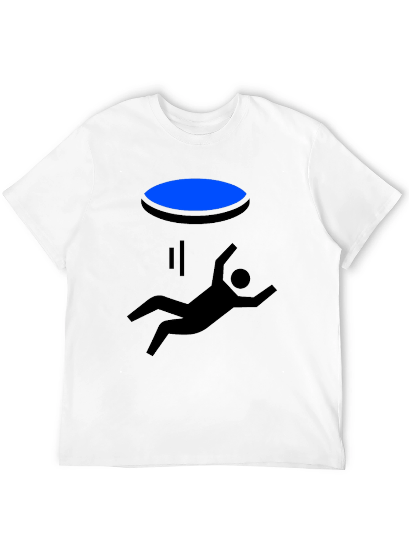 Portal Falling Man Graphic Tee - Black