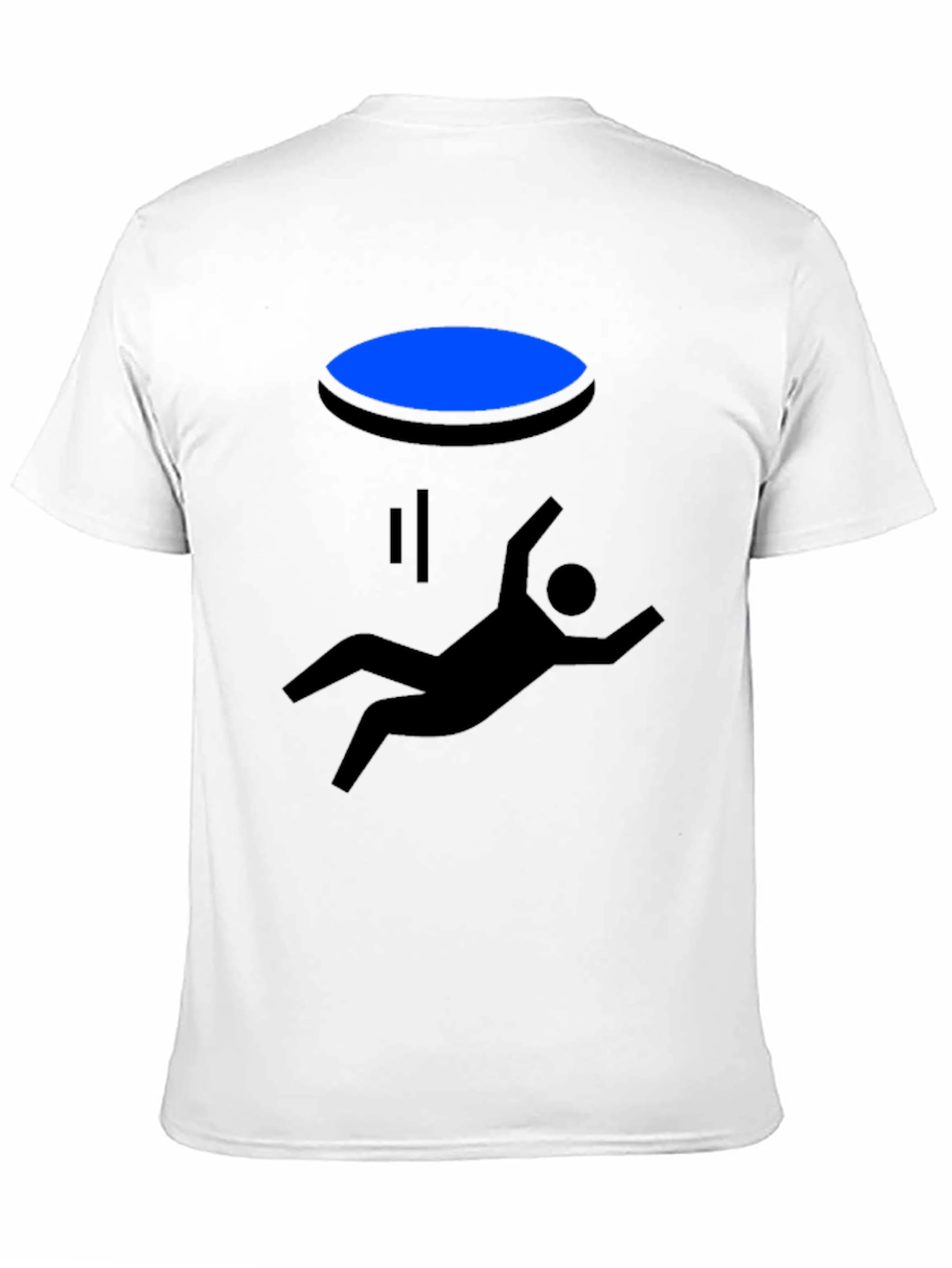 Portal Falling Man Graphic Tee - Black