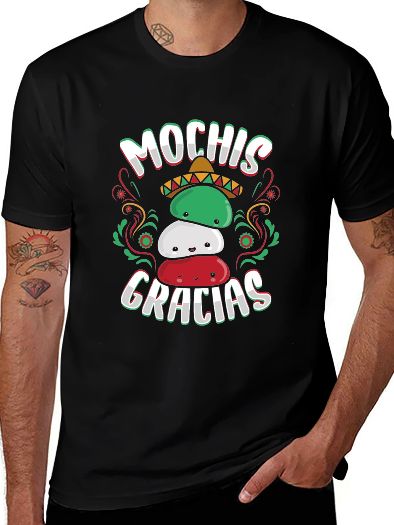 Mochis Gracias T-Shirt - Funny Mexican Dessert Tee