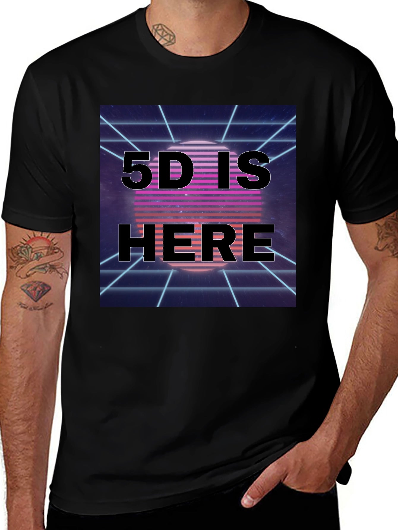 Retro 5D Is Here Graphic Tee