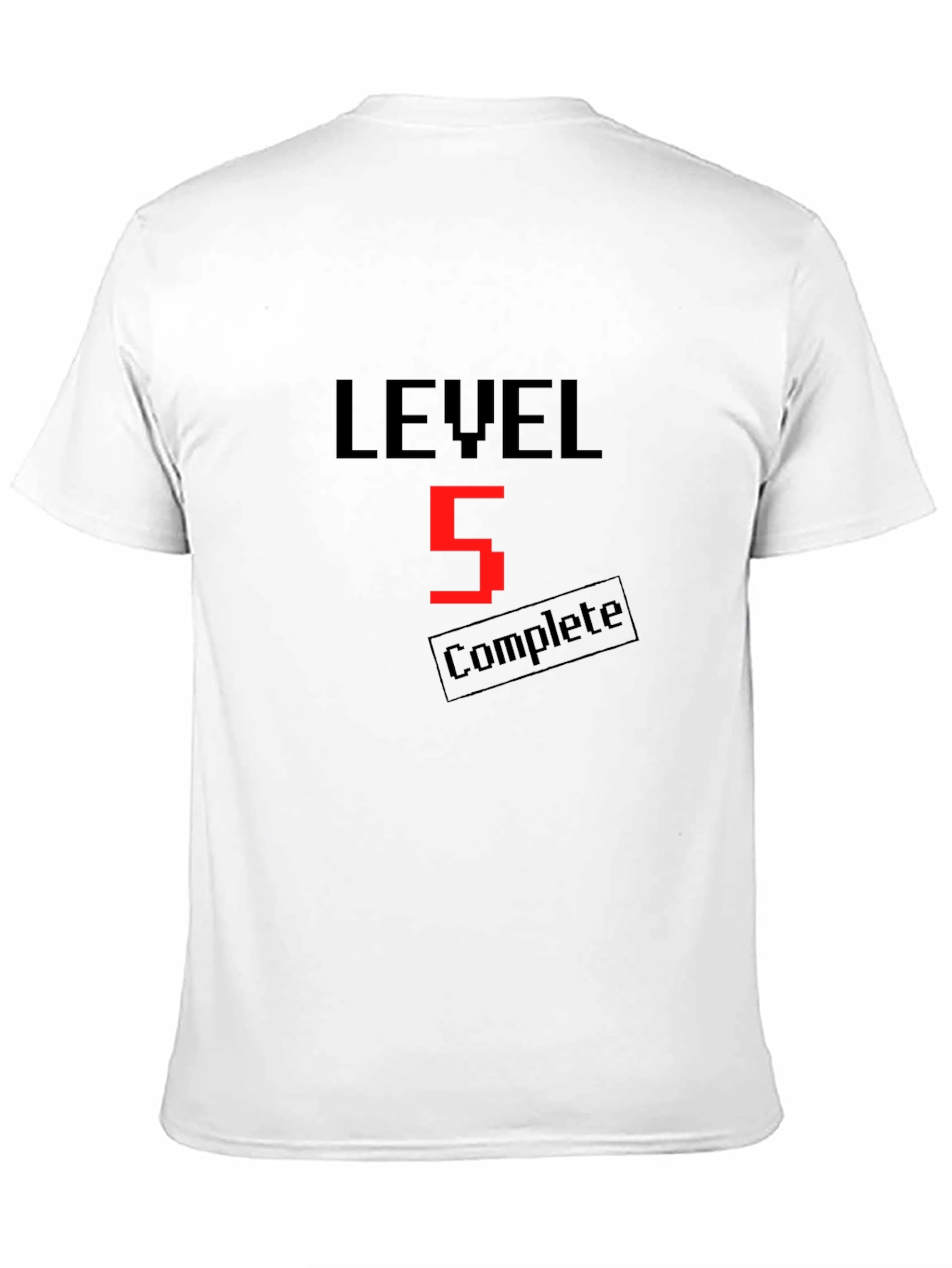 Level 5 Complete Black T-Shirt - Gamer Apparel