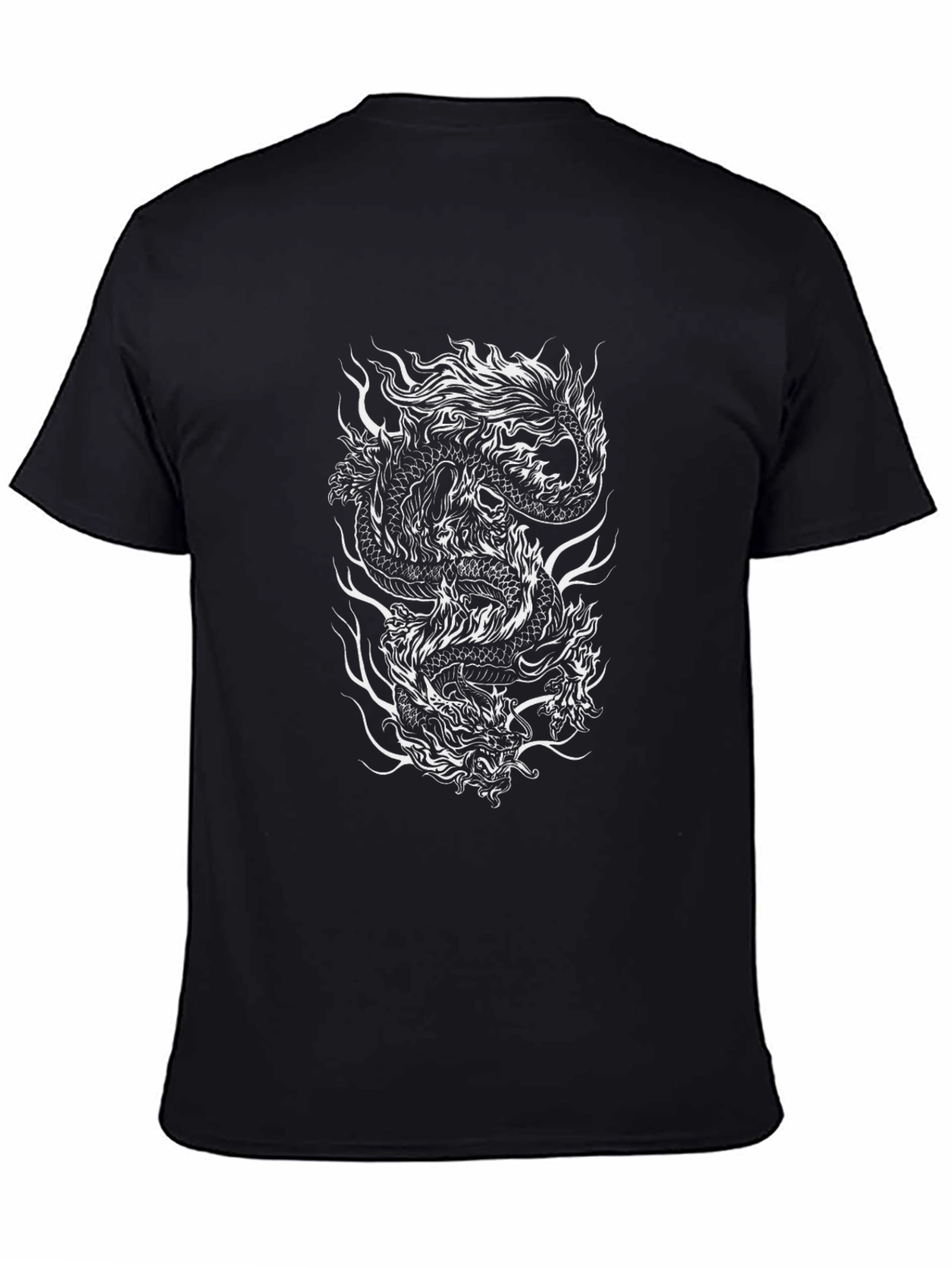 Dragon Graphic Tee - Black
