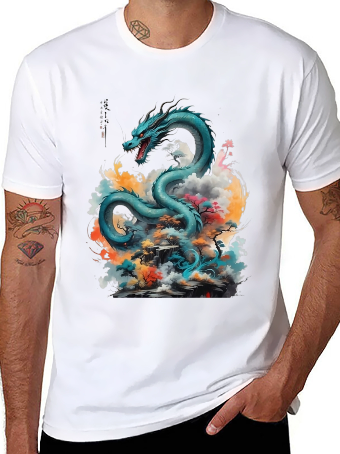Dragon Print T-Shirt