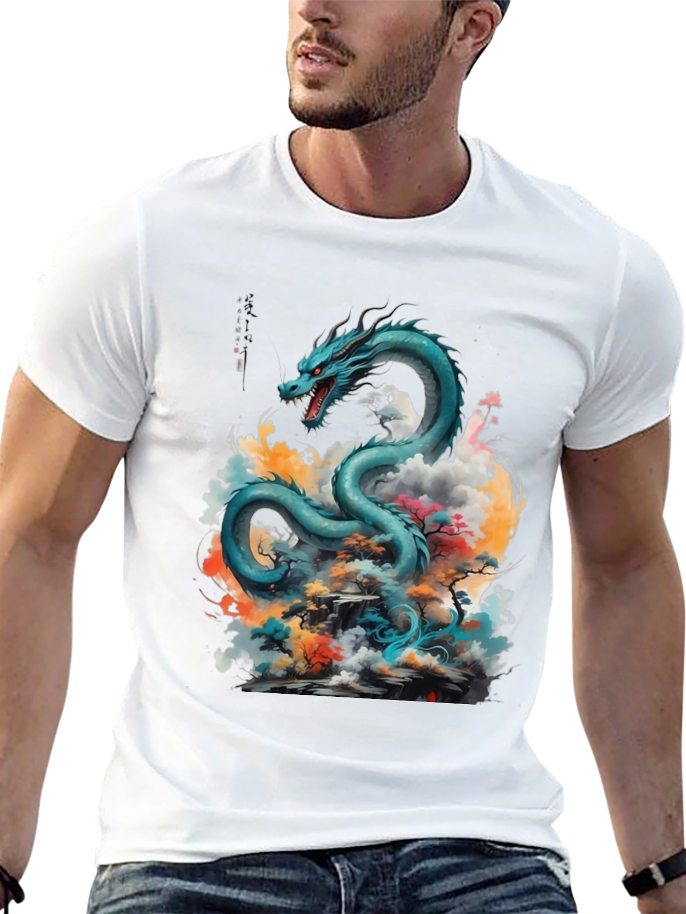 Dragon Print T-Shirt