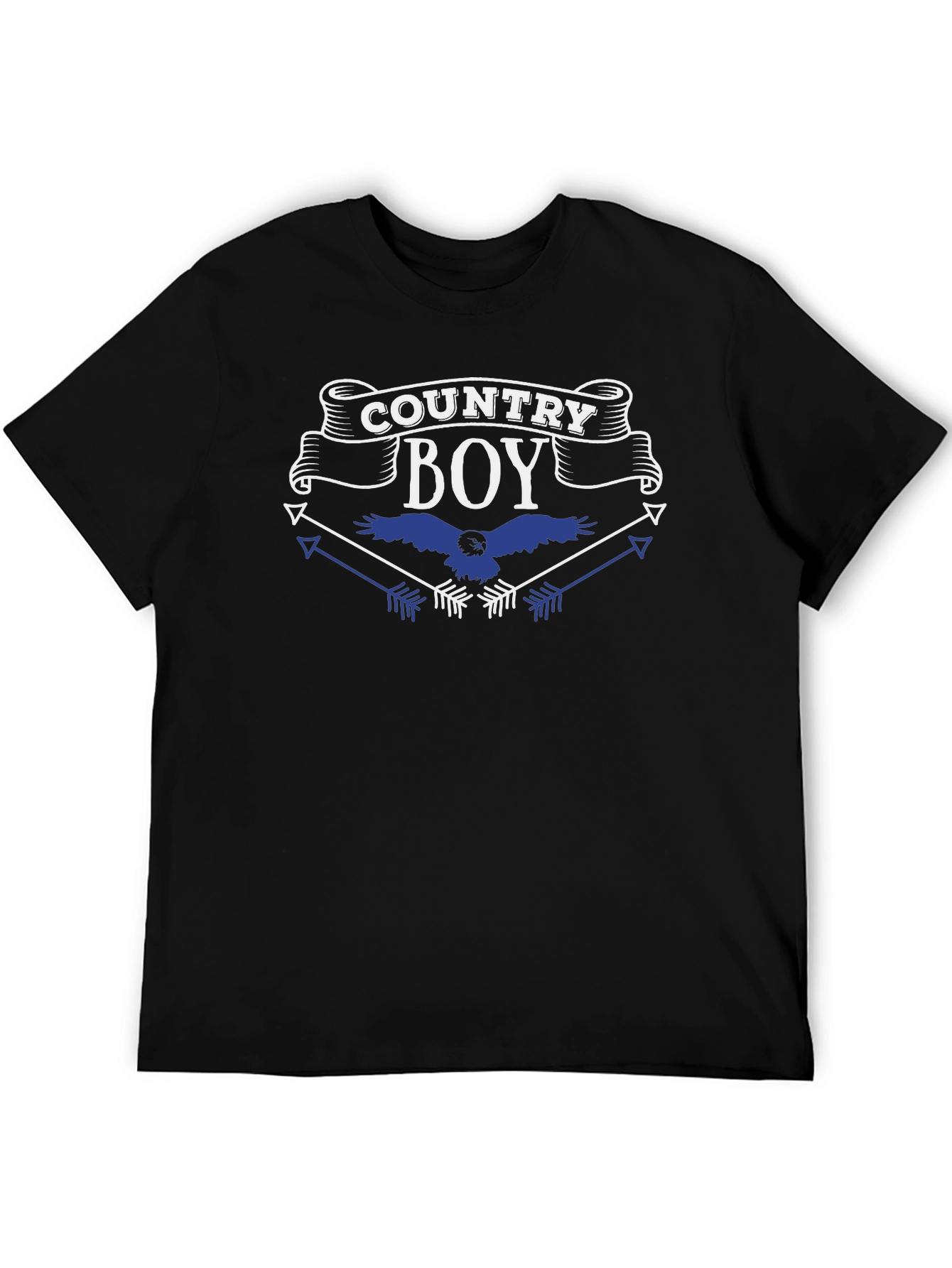 Country Boy Graphic Tee - Black
