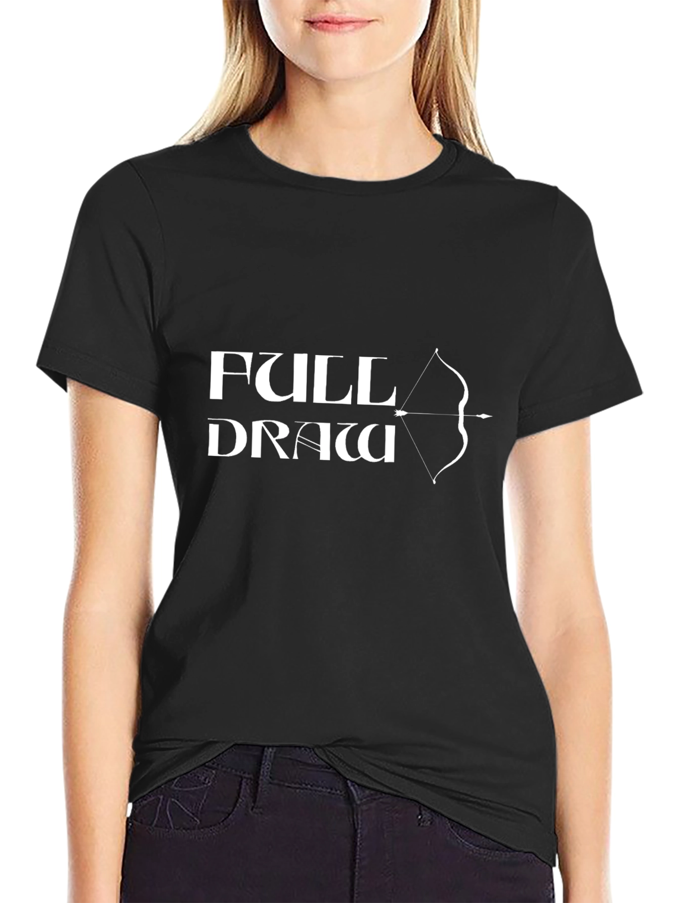 Full Draw Archery T-Shirt - Black