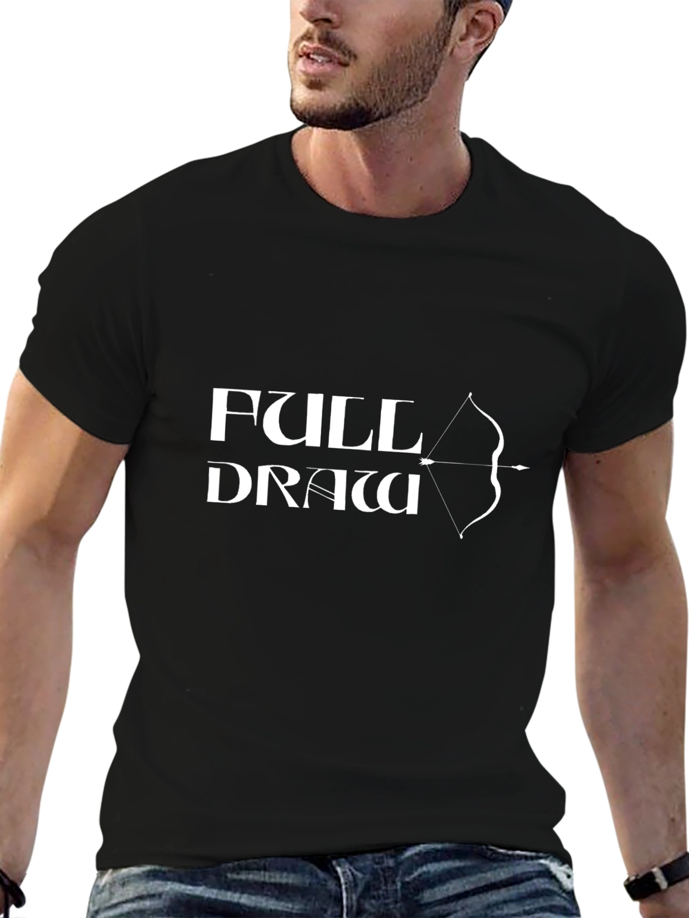 Full Draw Archery T-Shirt - Black
