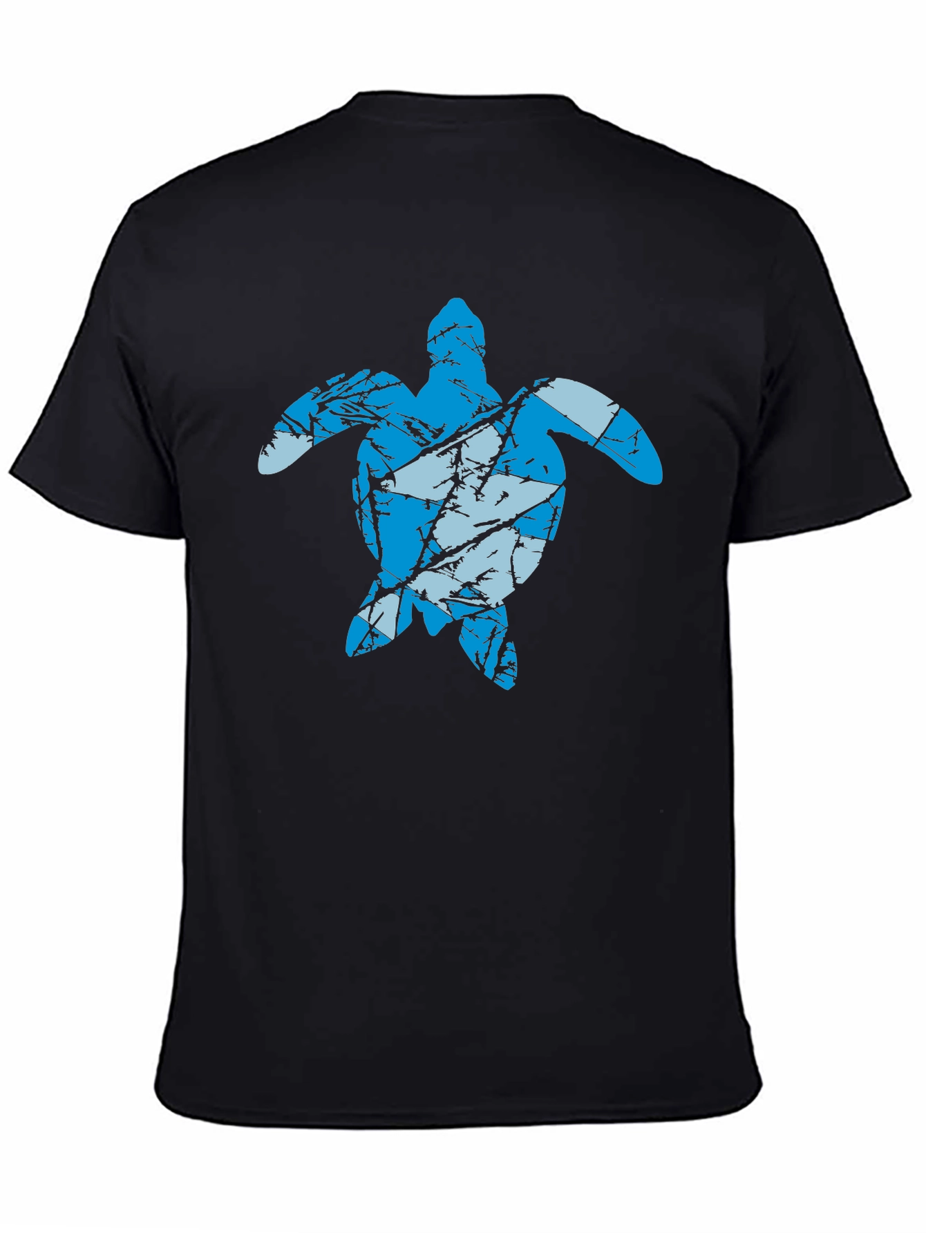 Sea Turtle Graphic Tee - Black