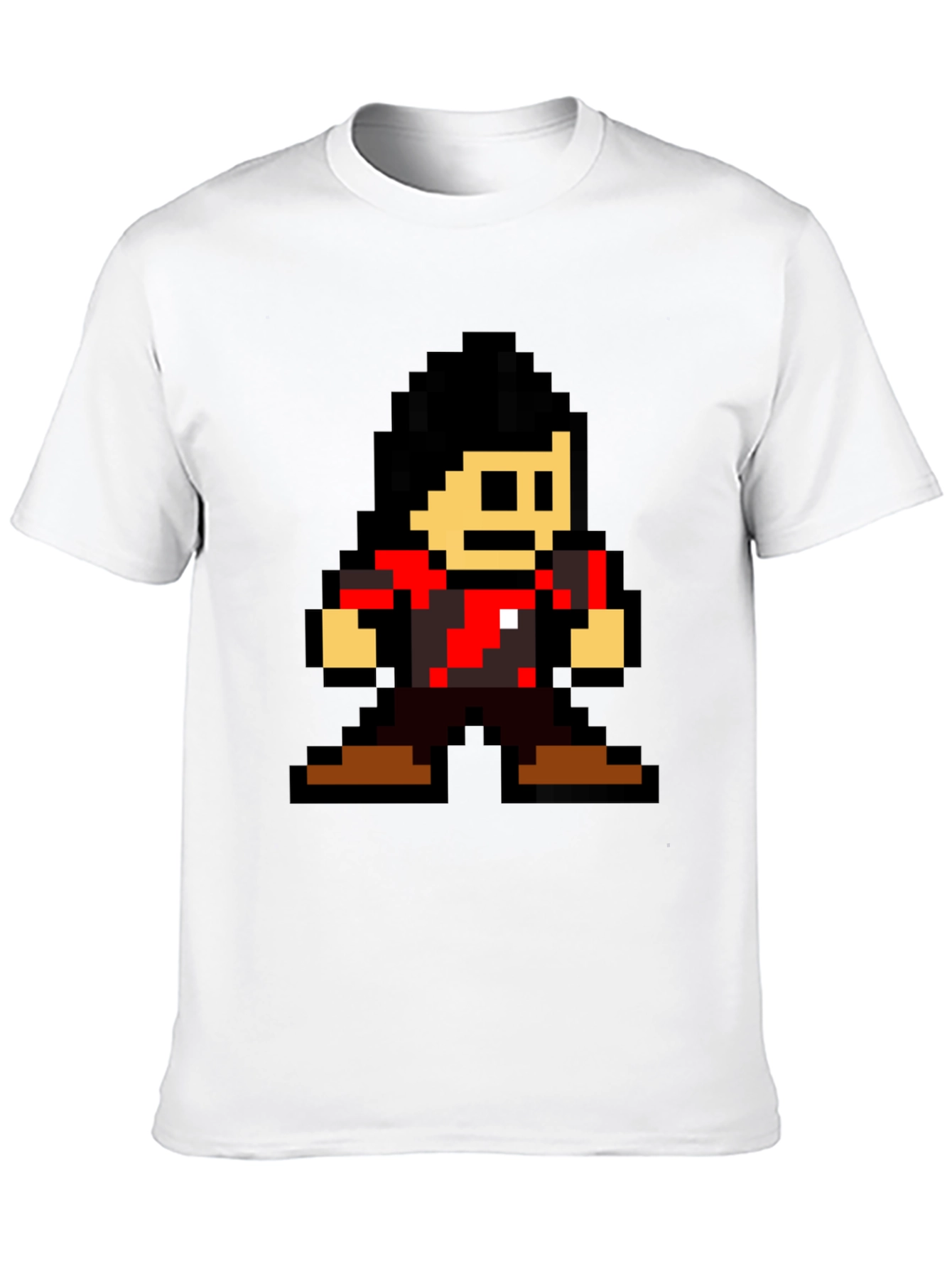 Retro 8-bit Gamer T-Shirt - Black
