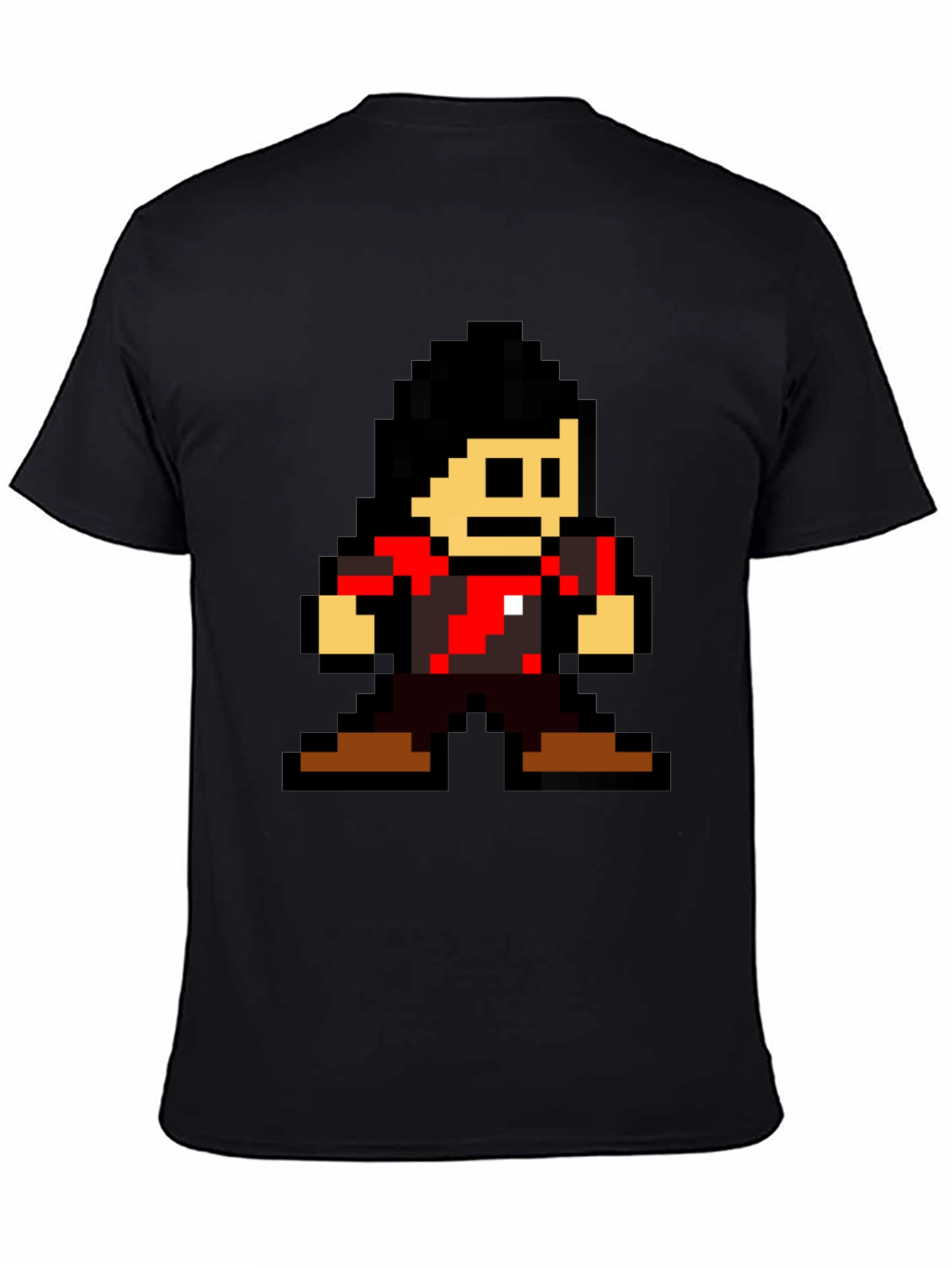 Retro 8-bit Gamer T-Shirt - Black