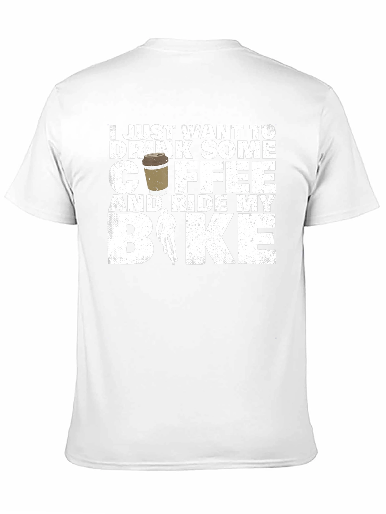 Coffee and Ride Bike Graphic T-Shirt