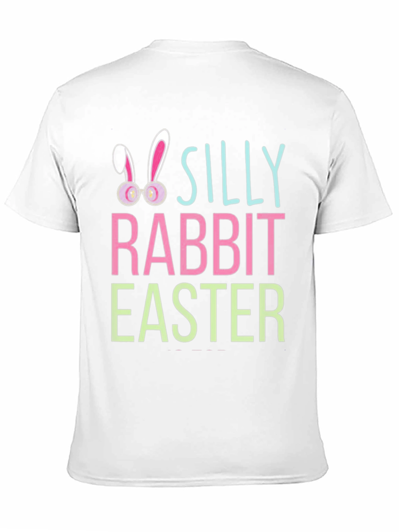 Silly Rabbit Easter Black Graphic Tee Shirt