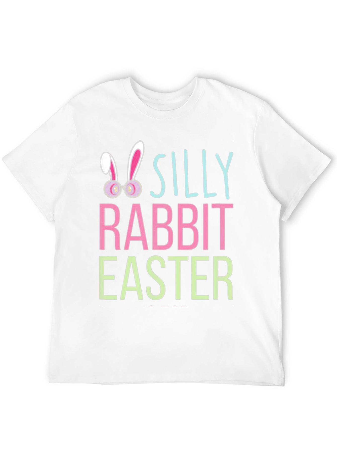 Silly Rabbit Easter Black Graphic Tee Shirt