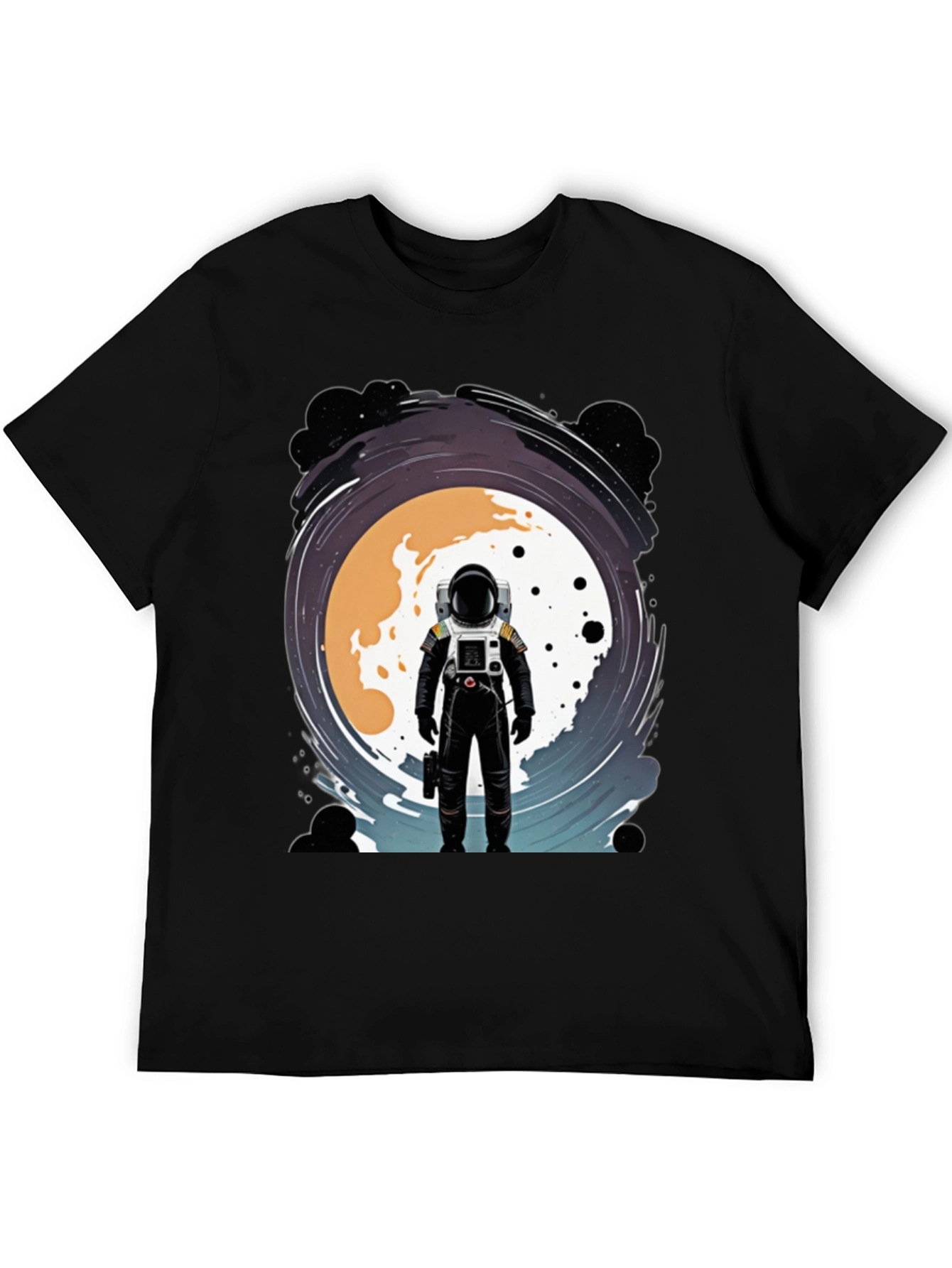 Astronaut Moon T-Shirt - Space Design