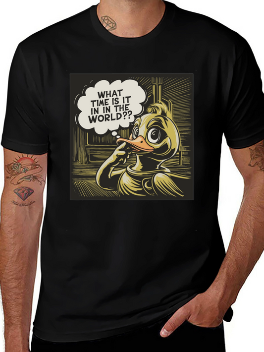 Duck T-Shirt - What Time Is It In The World?