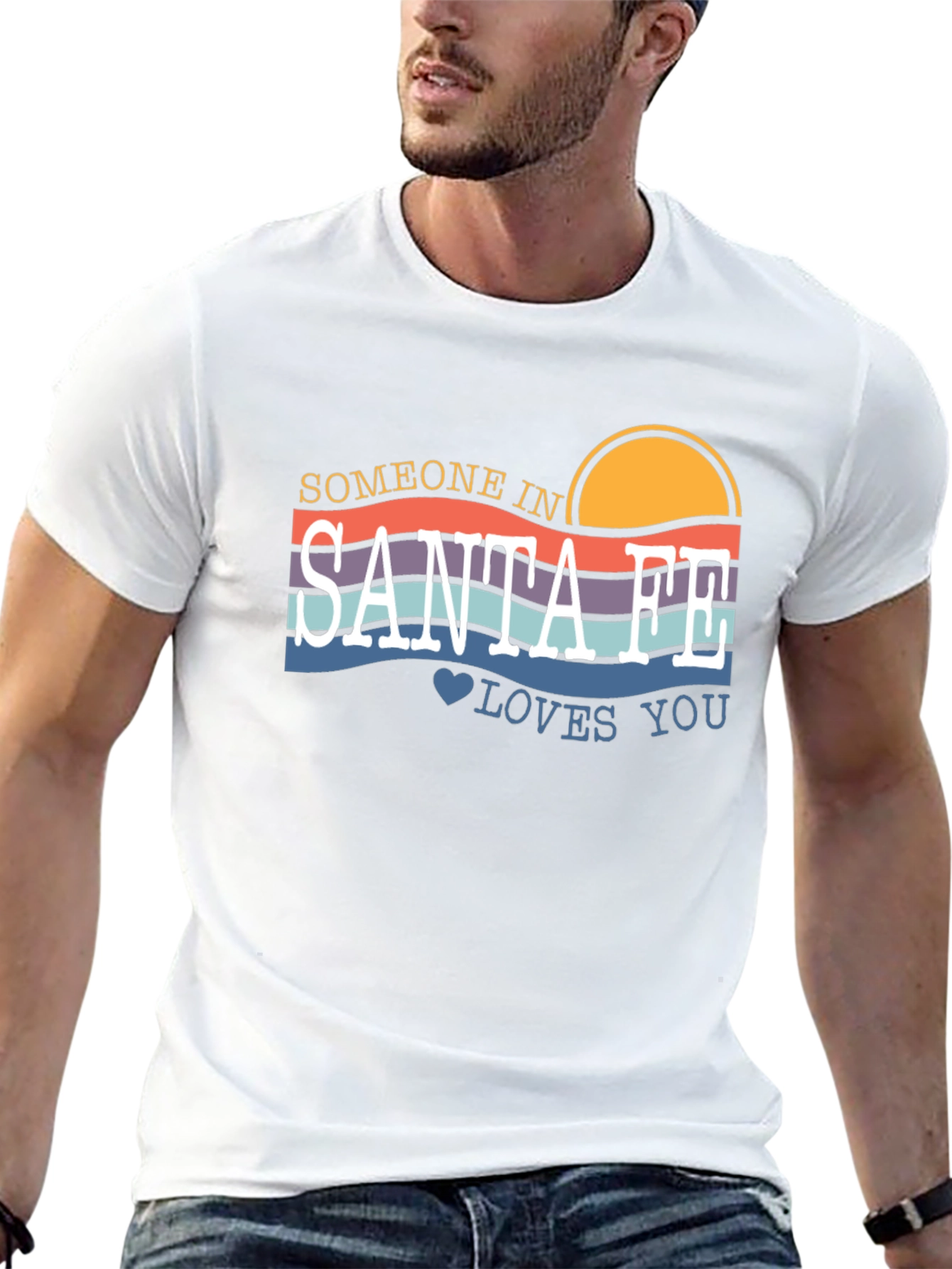 Santa Fe Retro Graphic T-Shirt