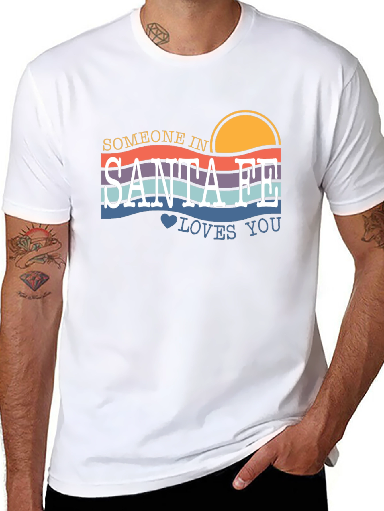 Santa Fe Retro Graphic T-Shirt