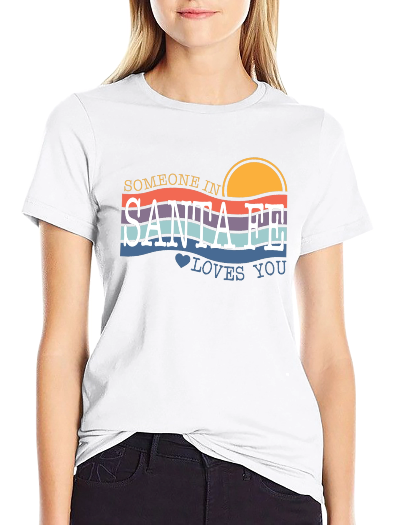 Santa Fe Retro Graphic T-Shirt